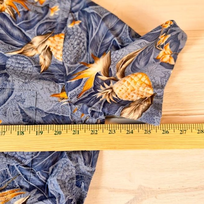 Vintage Island Shores Mens Shirt Floral Pineapple Hawaiian Cotton Button-Down Short Sleeve Medium Size US M / EU 48-50 / 2 - 3 Thumbnail