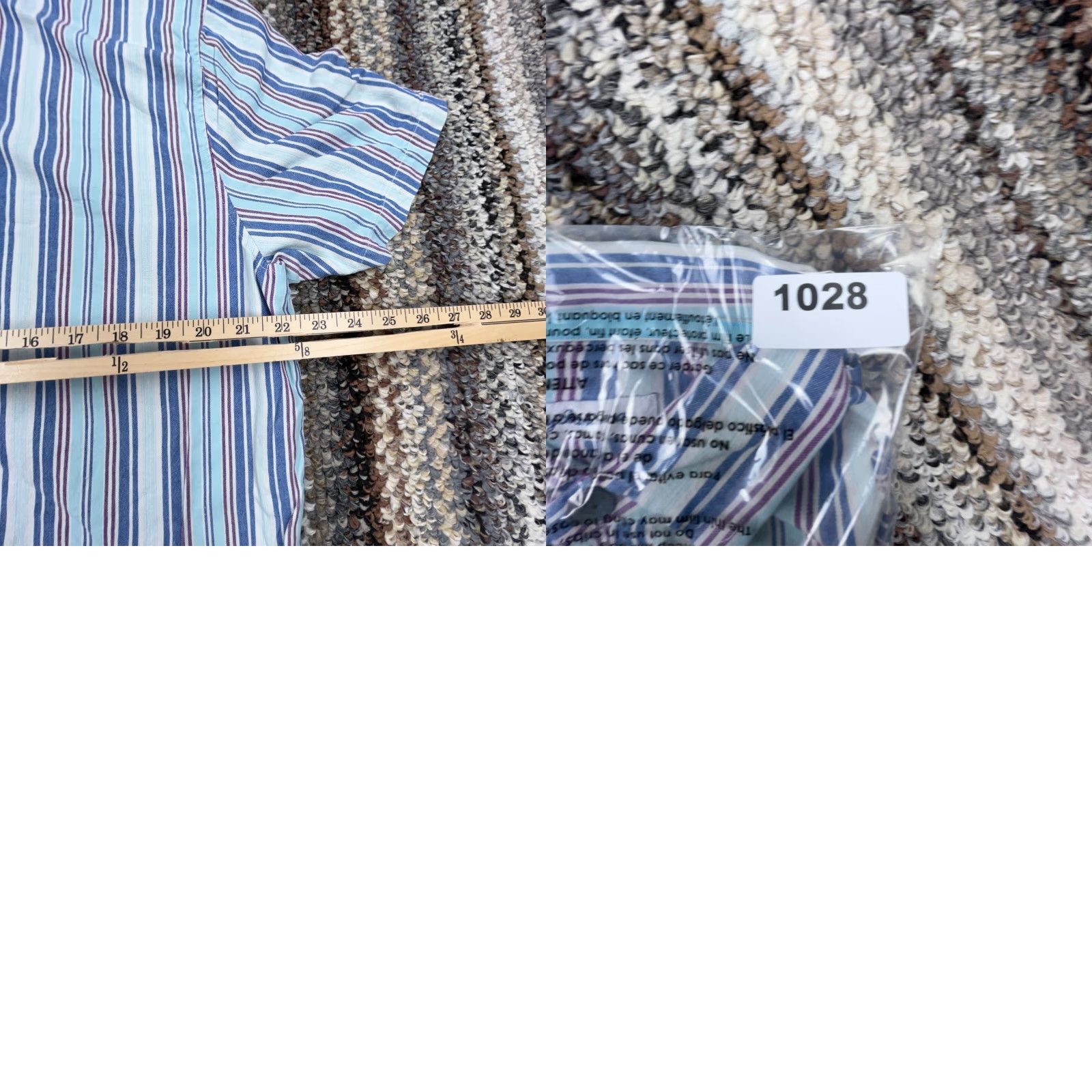 Tommy Bahama VINTAGE Tommy Bahama Shirt Men Large Blue Striped Button-Up Linen Beach Camp Dad Adult Size US L / EU 52-54 / 3 - 8 Thumbnail
