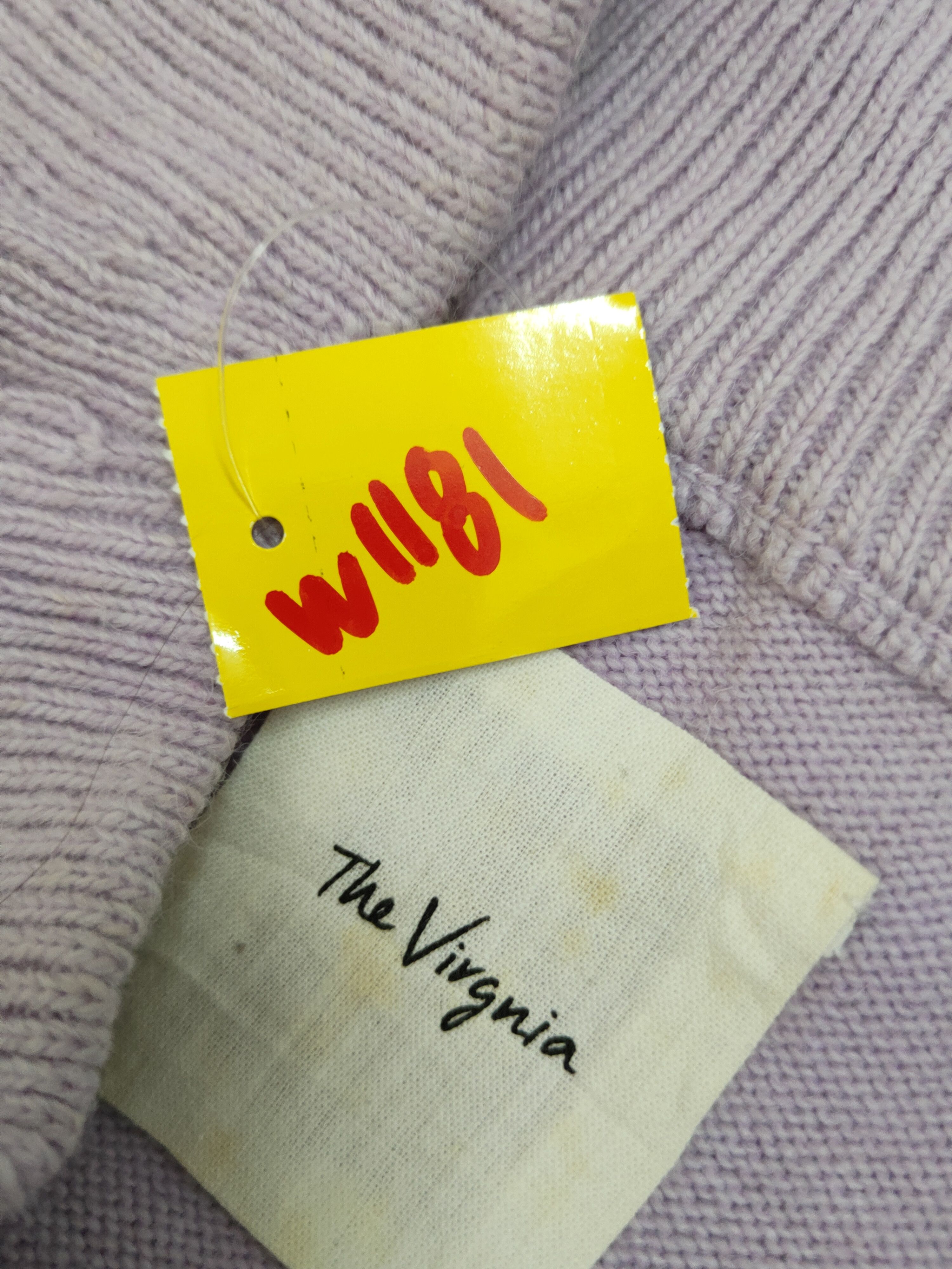 Homespun Knitwear The Virgnia Purple Knitwear Sweatshirts #W1181 Size M / US 6-8 / IT 42-44 - 11 Thumbnail