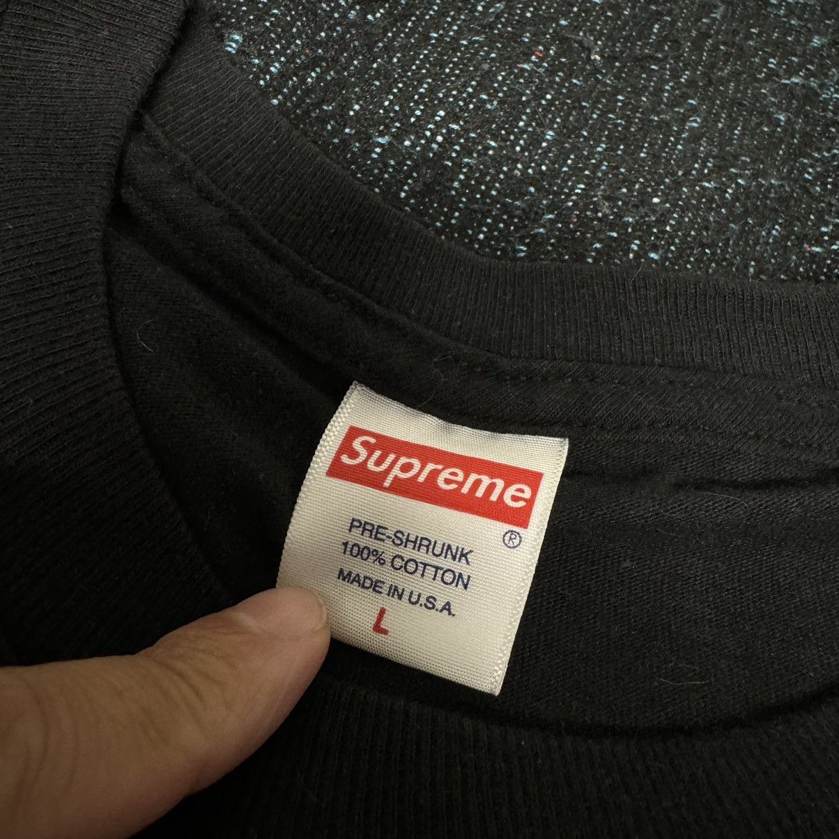 Futura × Supreme FUTURA X SUPREME JUSTICE FOR ALL TEE BLACK Size US L / EU 52-54 / 3 - 4 Thumbnail