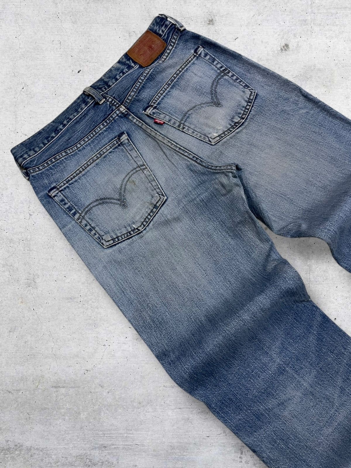Levi's Vintage Clothing VINTAGE 502 LEVIS USA DESIGNER 90S RIPPED OG GRUNGE DENIM Size US 30 / EU 46 - 14 Thumbnail