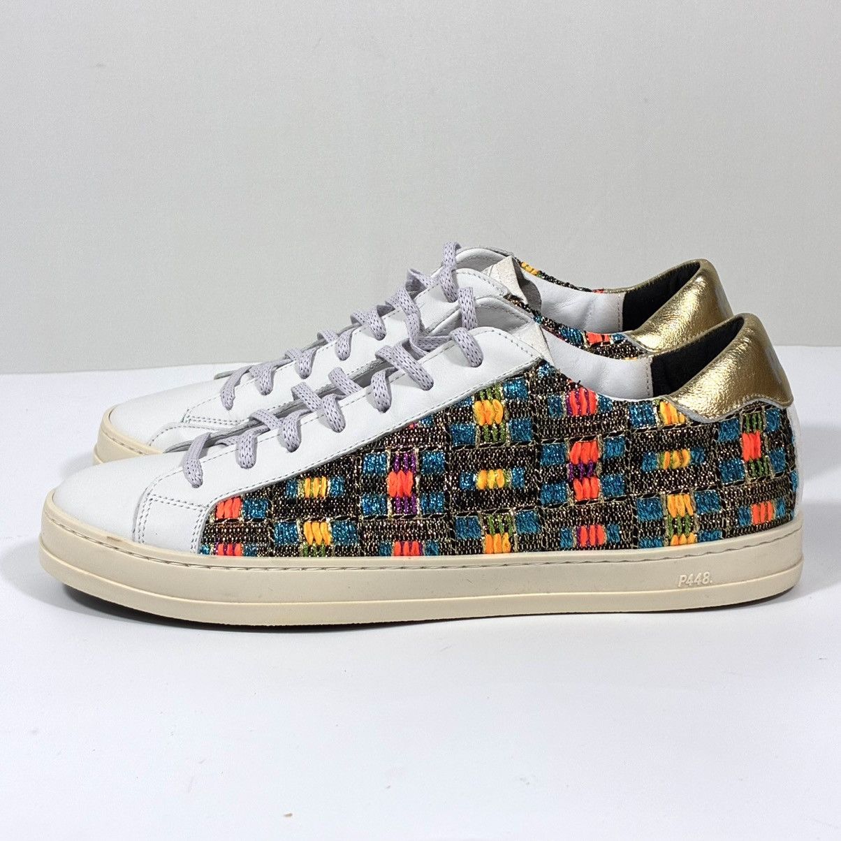 P448 P448 John Malhia Sneakers White Mal Multicolor EU 41 NEW Size US 11 / IT 41 - 1 Thumbnail