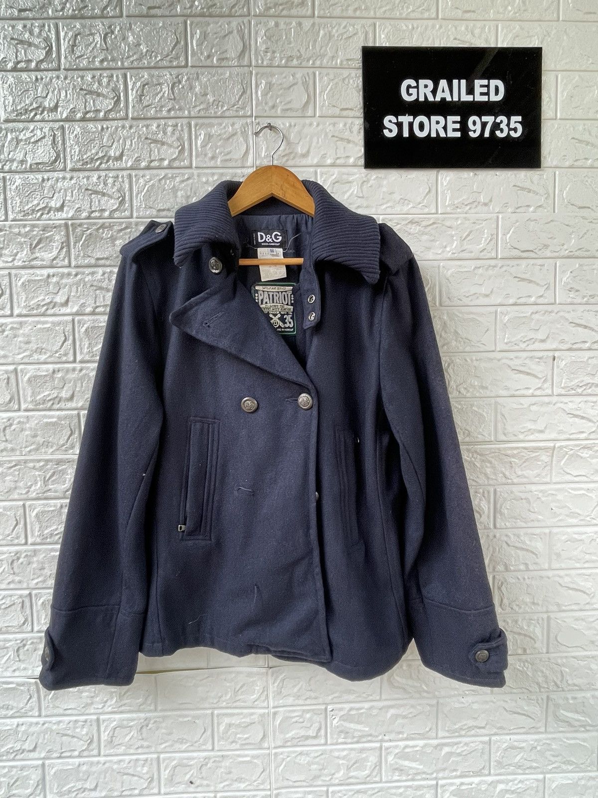 Dolce & Gabbana × Japanese Brand × Vintage Vintage Dolce&Gabbana Wool Jacket Size US M / EU 48-50 / 2 - 1 Thumbnail