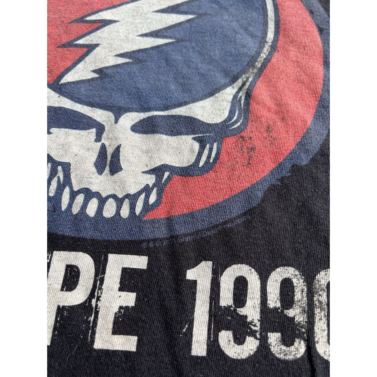 Grateful Dead Grateful Dead Steal Your Face Shirt Europe 1990 Black XXL Size US XXL / EU 58 / 5 - 3 Thumbnail