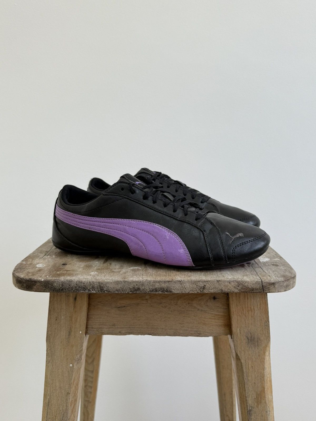 Puma Vintage 00s Puma Leather Sneakers Size US 8.5 / EU 41-42 - 4 Thumbnail