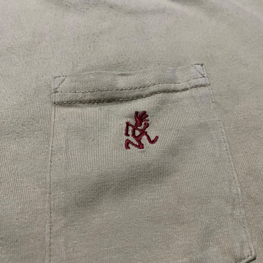 Gramicci Gramicci one point pocket light brown tee Size US L / EU 52-54 / 3 - 3 Thumbnail