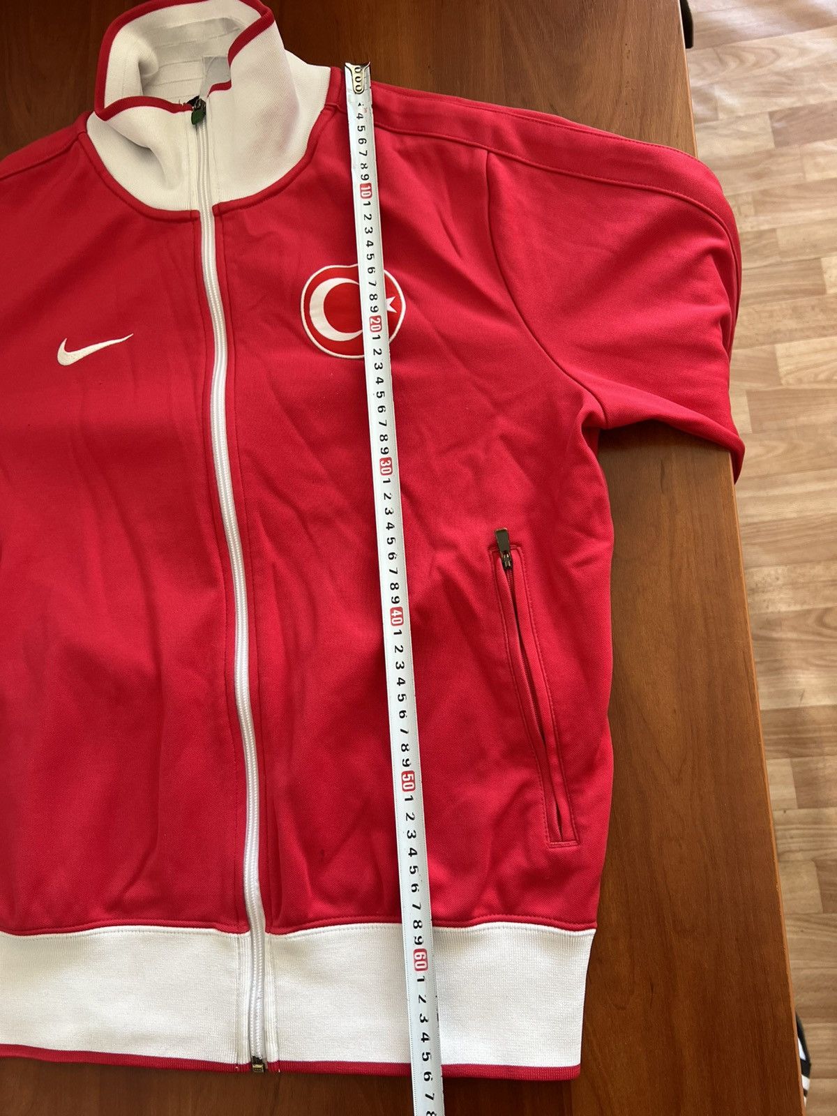 Nike TURKEY TEAM 2010/11 TRAINING NIKE SOCCER FOOTBALL ZIP JACKET Size US M / EU 48-50 / 2 - 20 Thumbnail