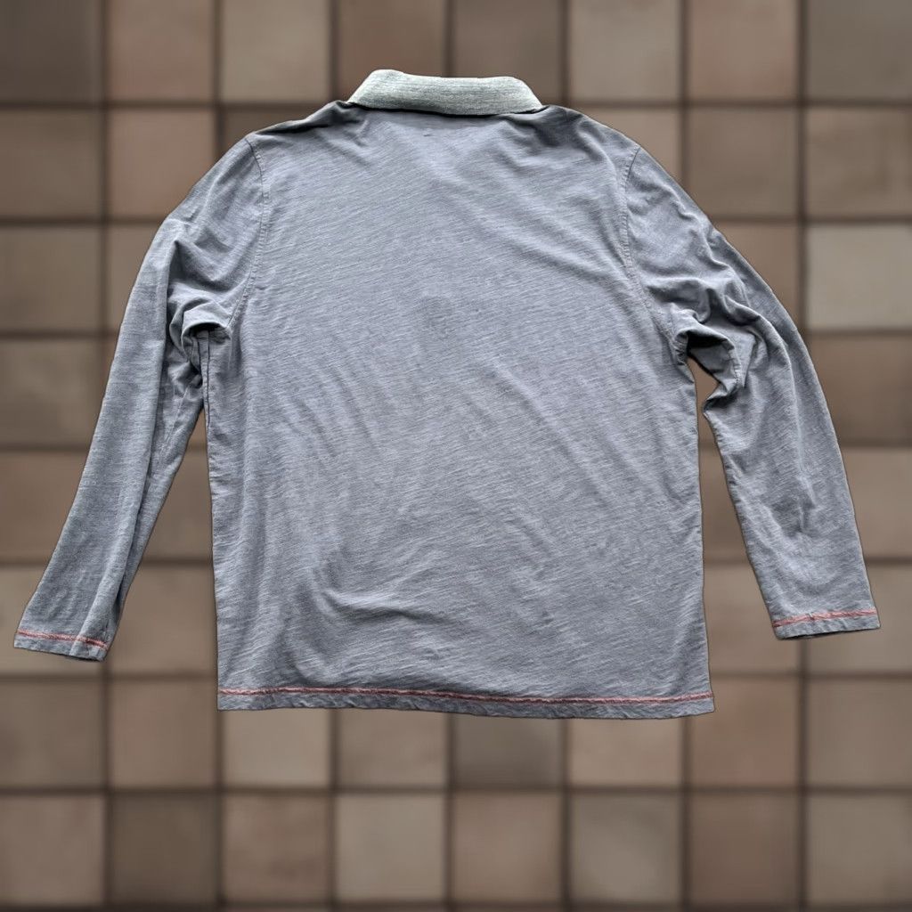 Carbon2Cobalt Carbon 2 Cobalt Men Henley Shirt Long Sleeve Blue Cotton Size L Casual Shirt Size US L / EU 52-54 / 3 - 1 Thumbnail