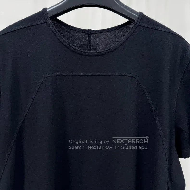 Rick Owens Rick Owens Black Long Cut Short Sleeve Size US XS / EU 42 / 0 - 3 Thumbnail