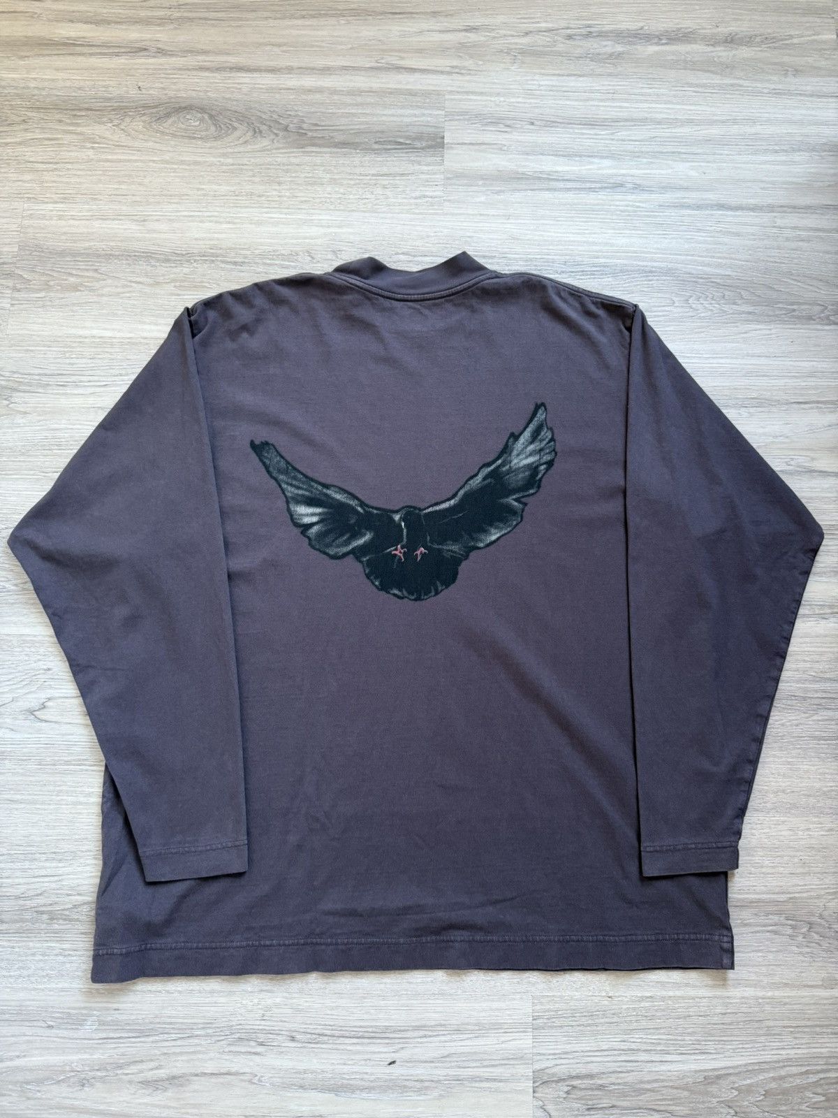 Balenciaga × Gap × Kanye West YGEBB Dove Mock Neck Longsleeve Size US M / EU 48-50 / 2 - 1 Thumbnail