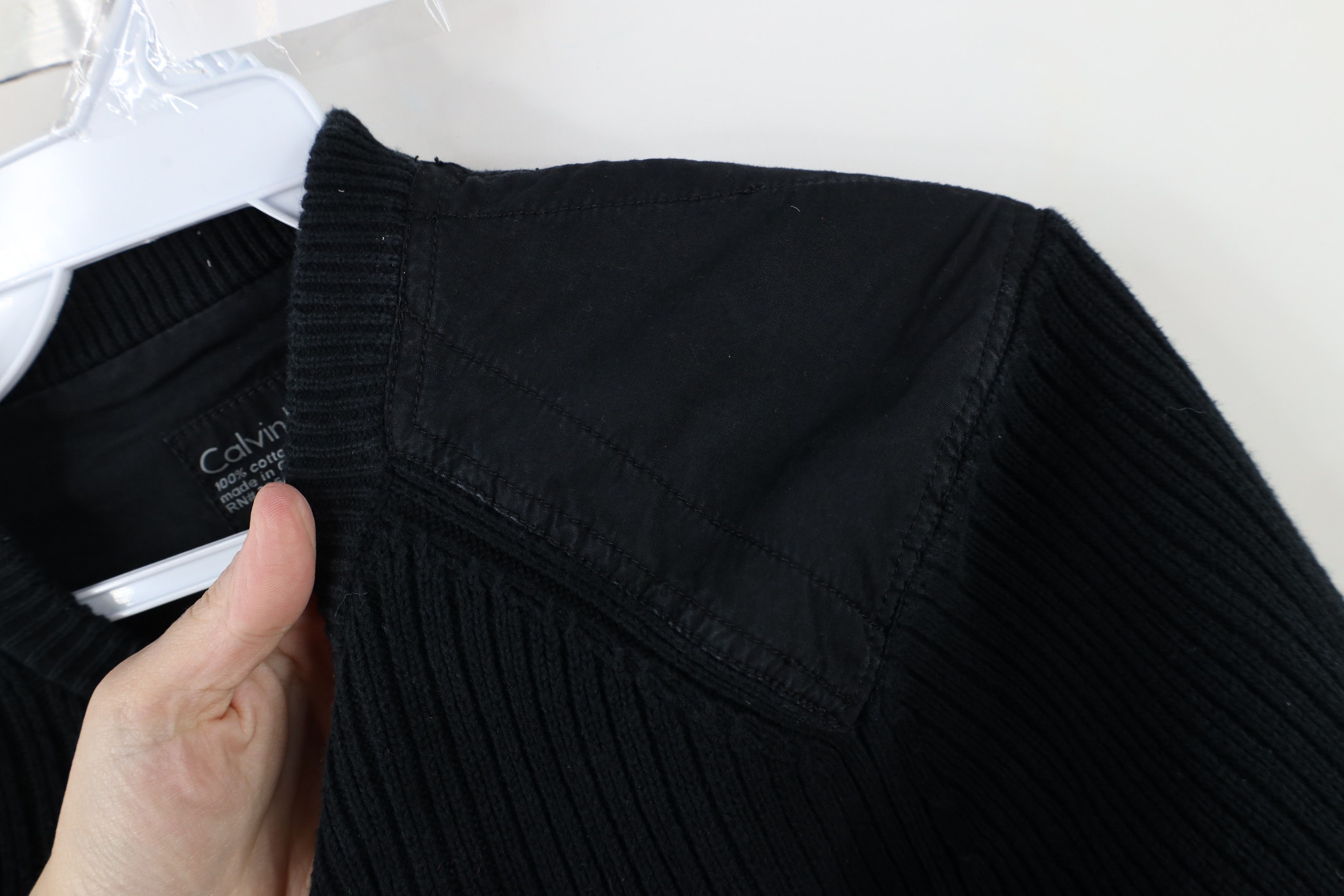Calvin Klein × Vintage Vintage Calvin Klein Spell Out Ribbed Knit Commando Sweater Size US S / EU 44-46 / 1 - 5 Thumbnail