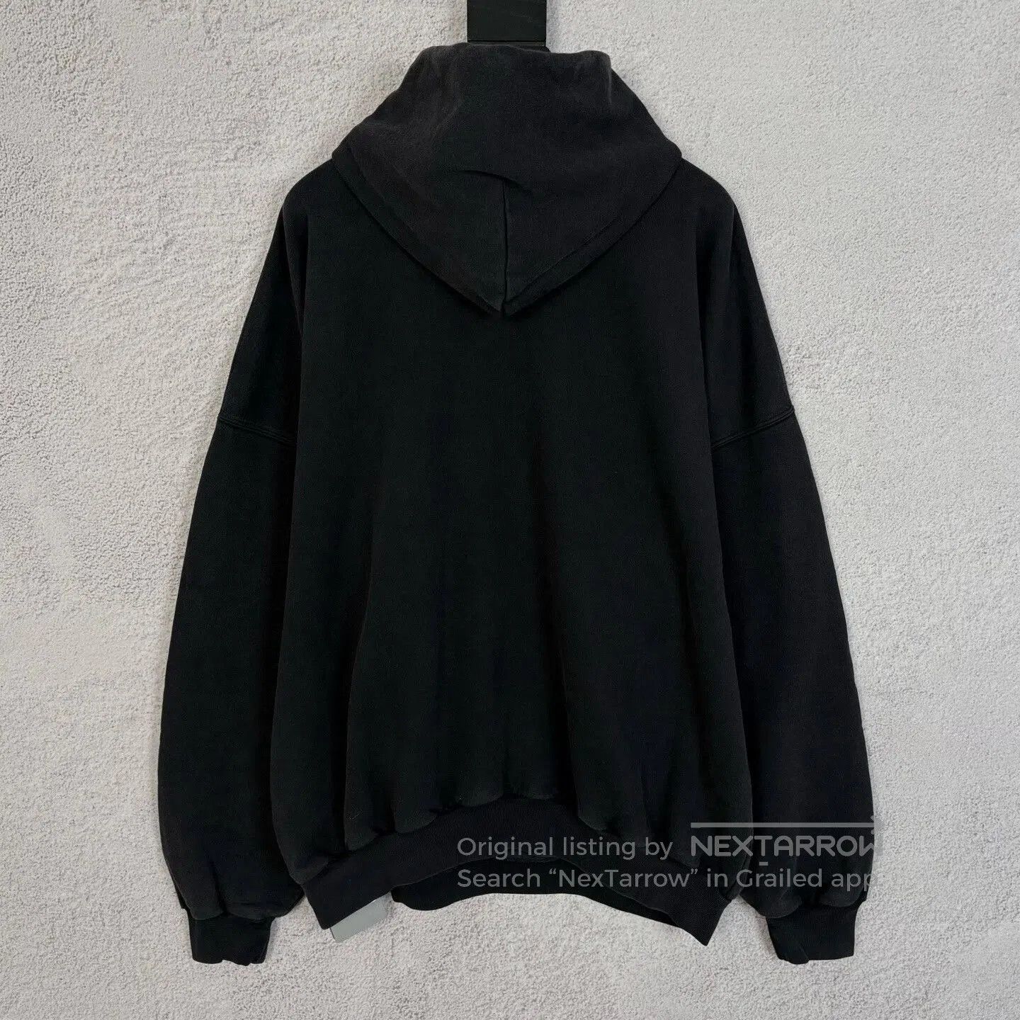 Balenciaga balenciaga logo print black hoodie sweatshirt. Size US L / EU 52-54 / 3 - 2 Thumbnail