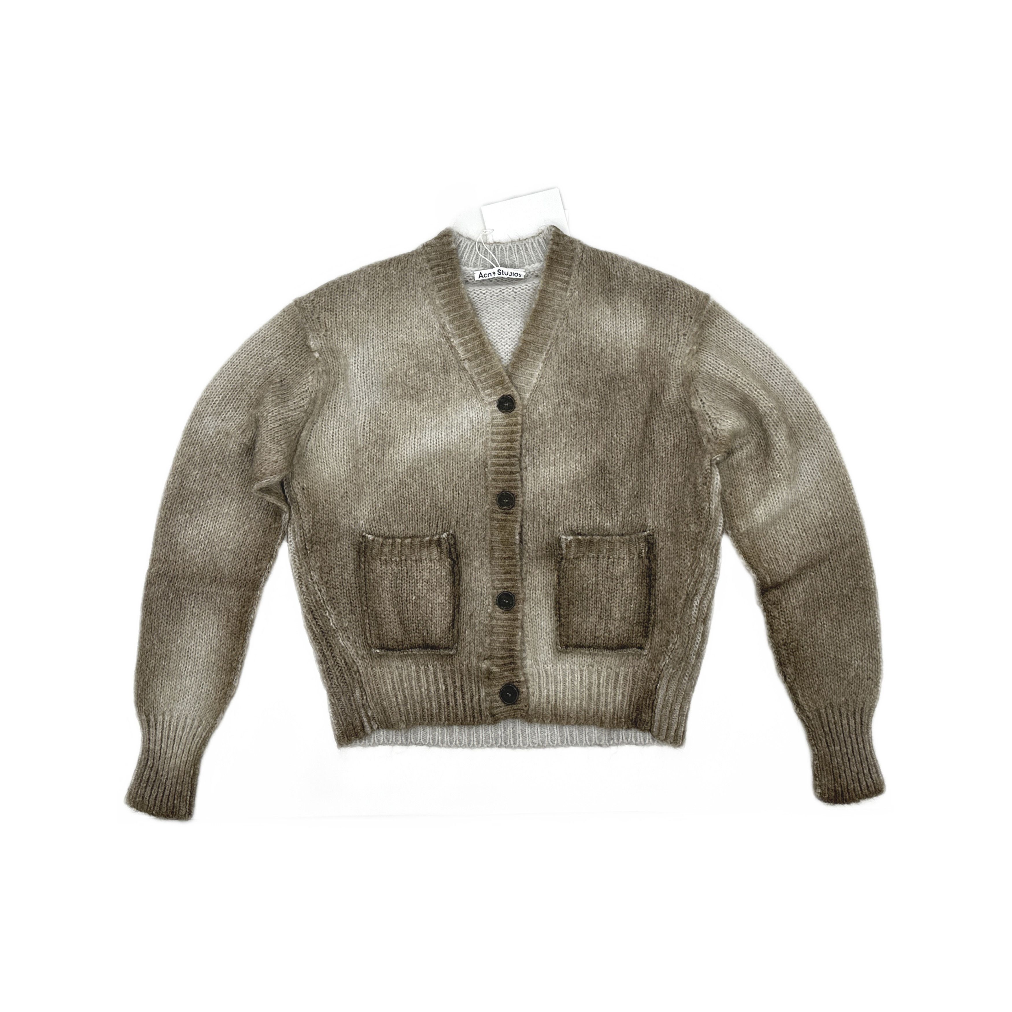 Acne Studios Acne Studios Mohair Blend V-Neck Cardigan Size S Size S / US 4 / IT 40 - 1 Thumbnail