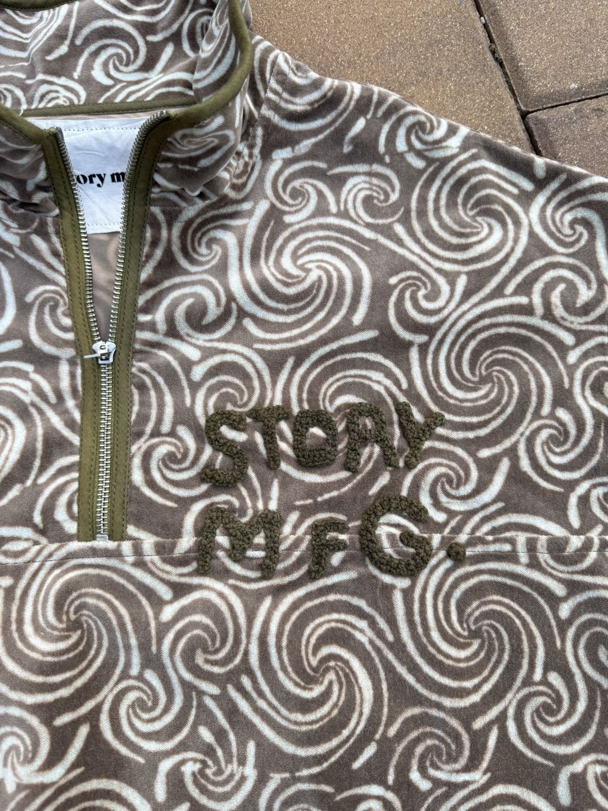 Story Mfg. Story Mfg. Beige Mineral Sweatshirt Size M Size US M / EU 48-50 / 2 - 2 Thumbnail