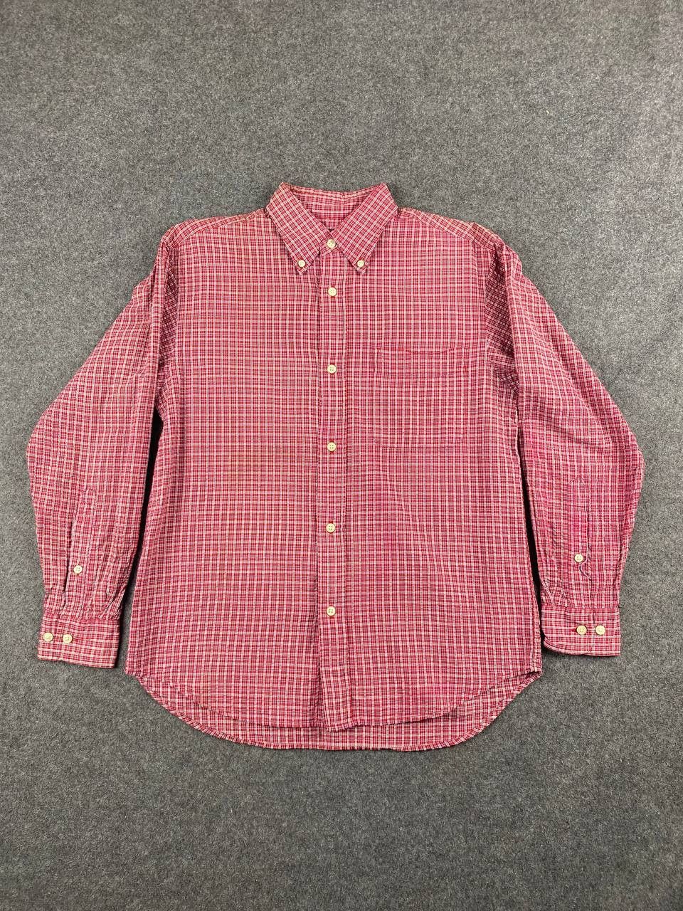 image of Avant Garde x Uniqlo Vintage Uniqlo Checkered Design Shirt Nice Design, Men's (Size Small)
