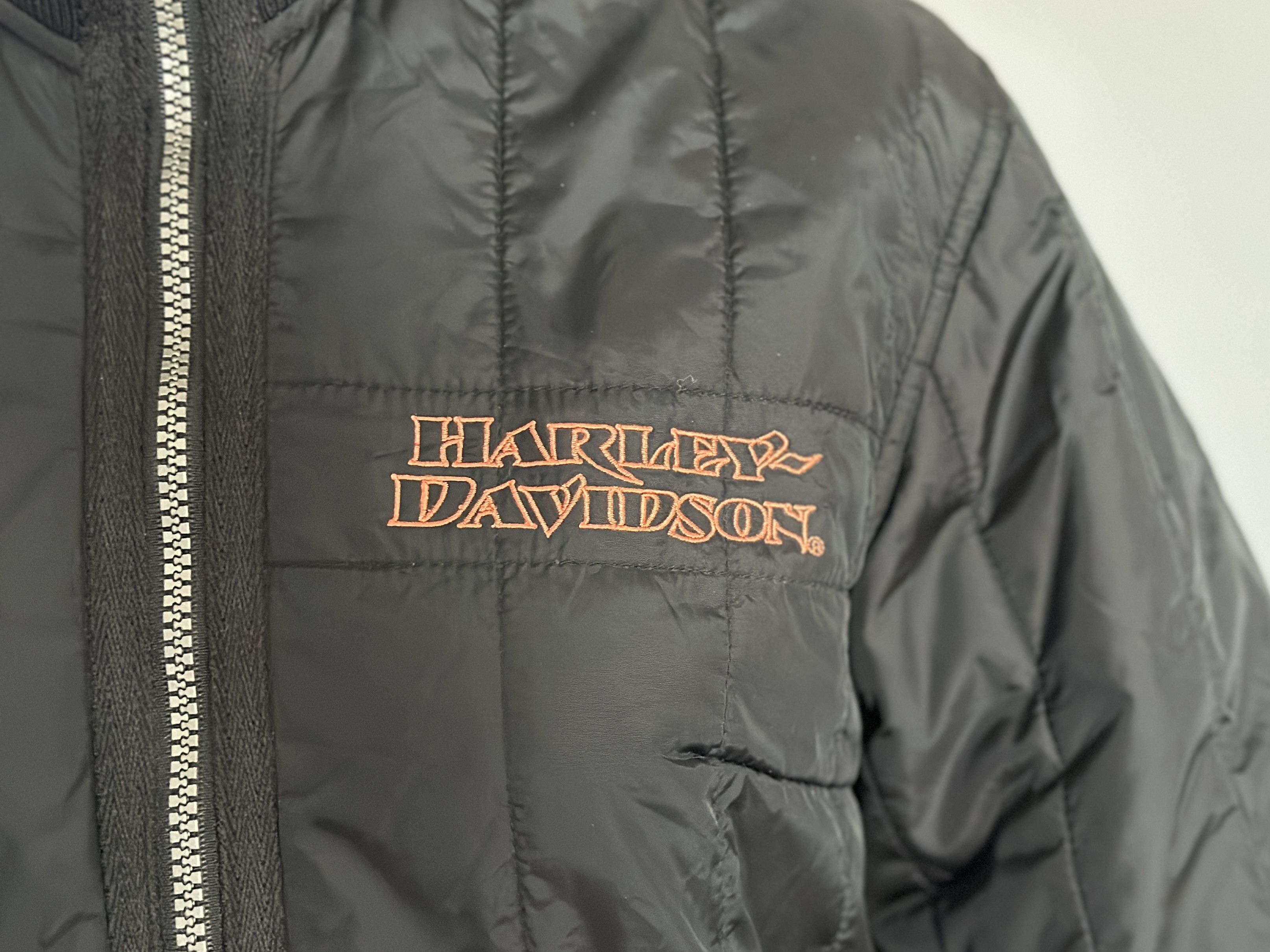Harley Davidson HARLEY DAVIDSON Quilted Nylon Jacket S Motorcycle Clothing Size S / US 4 / IT 40 - 4 Thumbnail