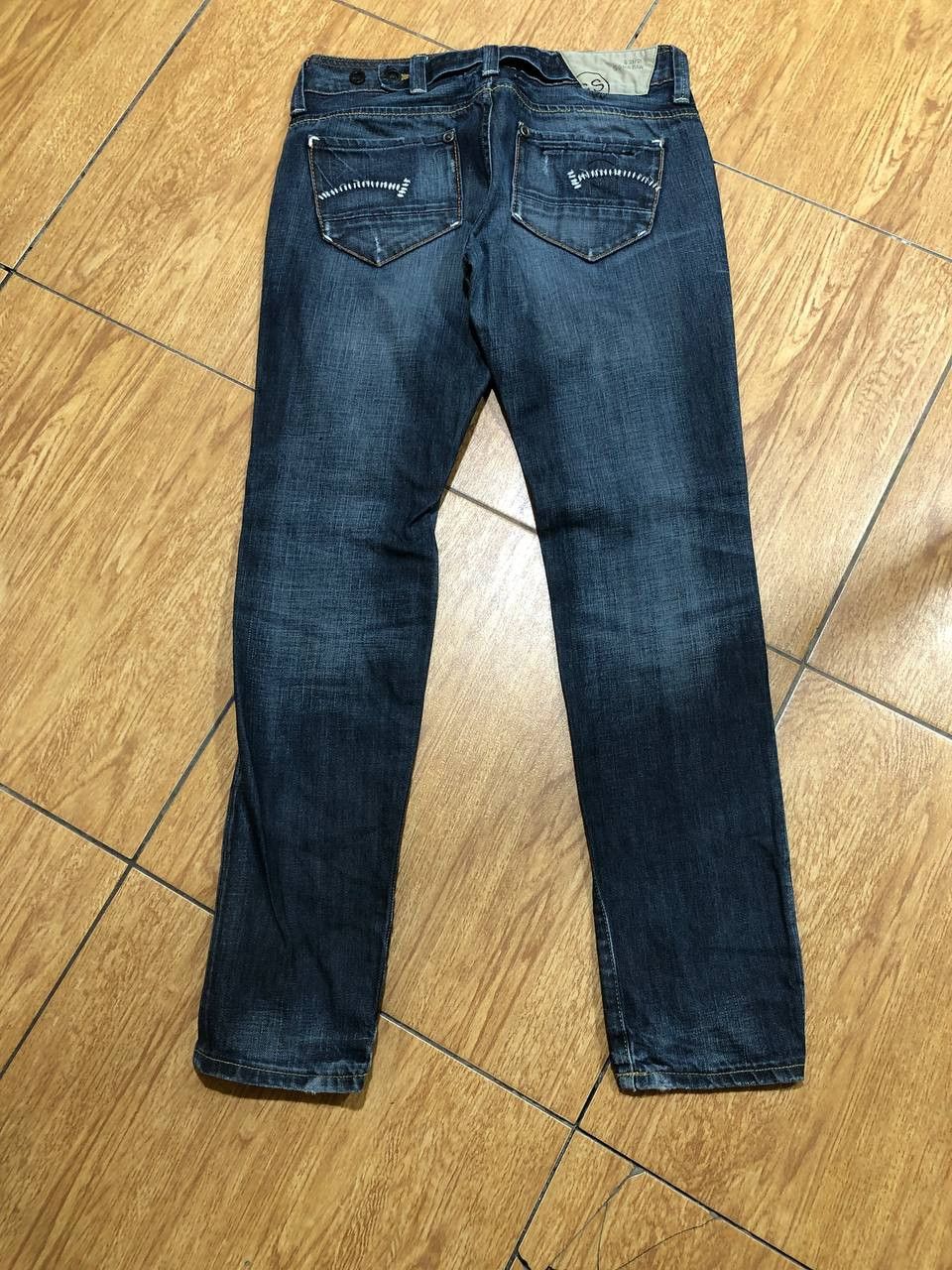 G-Star G Star Pants Low Straight Button Fly distressed jeans Size US 28 / EU 44 - 11 Thumbnail
