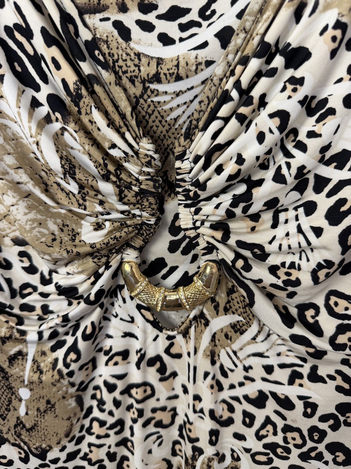 Roberto Cavalli Rare Roberto Cavalli Leopard Print Pattern Dress Size M / US 6-8 / IT 42-44 - 4 Thumbnail
