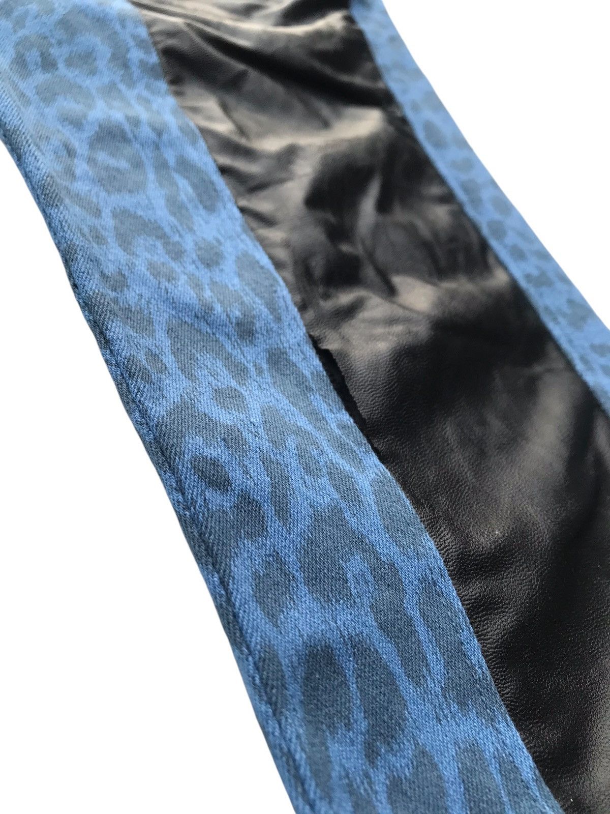 Japanese Brand Maison Gilfy Stretch Leopard Print Fashion Pants Size 27" / US 4 / IT 40 - 10 Thumbnail