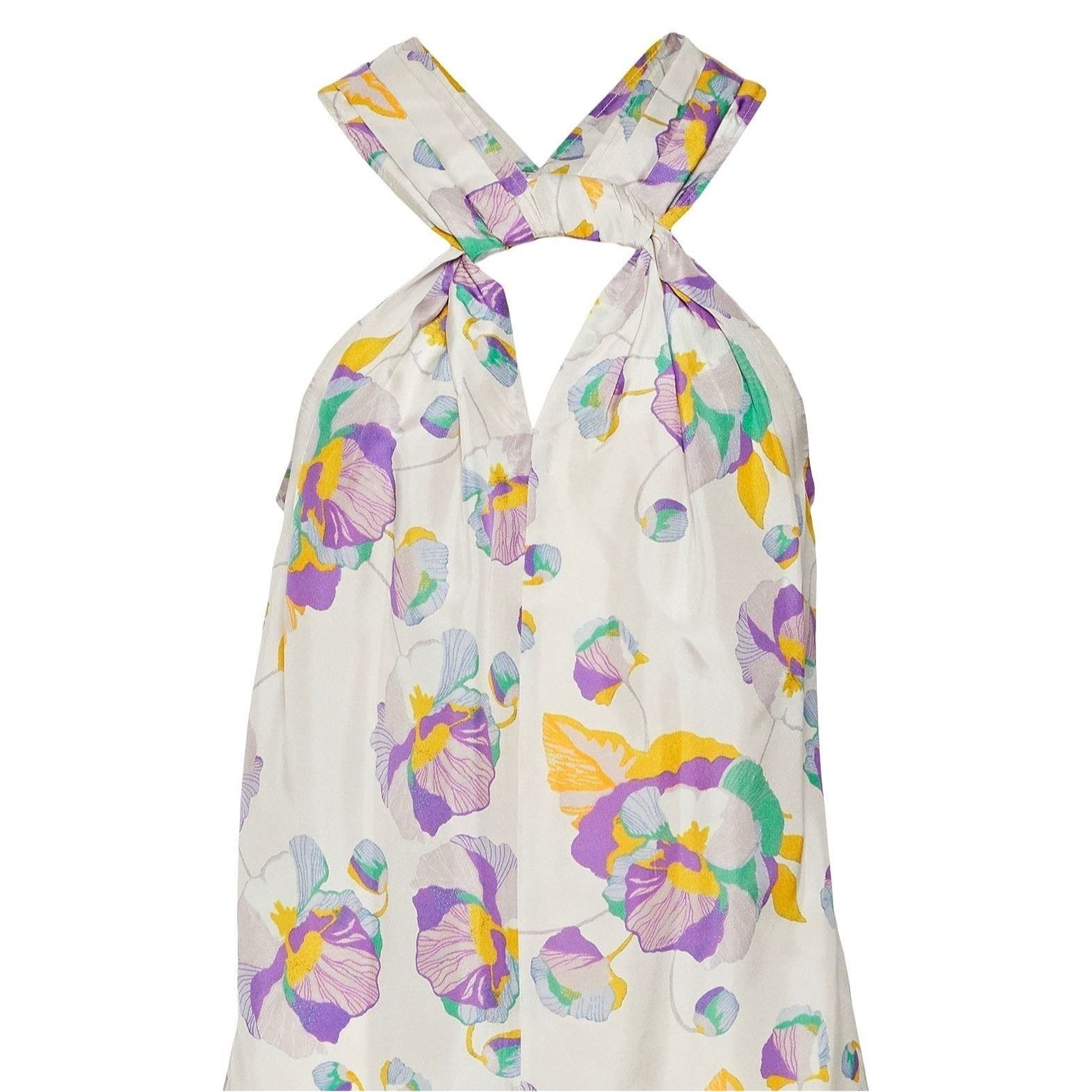 Isabel Marant Isabel Marant Suzyli Twist Front Cross-Back Mini Dress FR36 Size S / US 4 / IT 40 - 1 Thumbnail