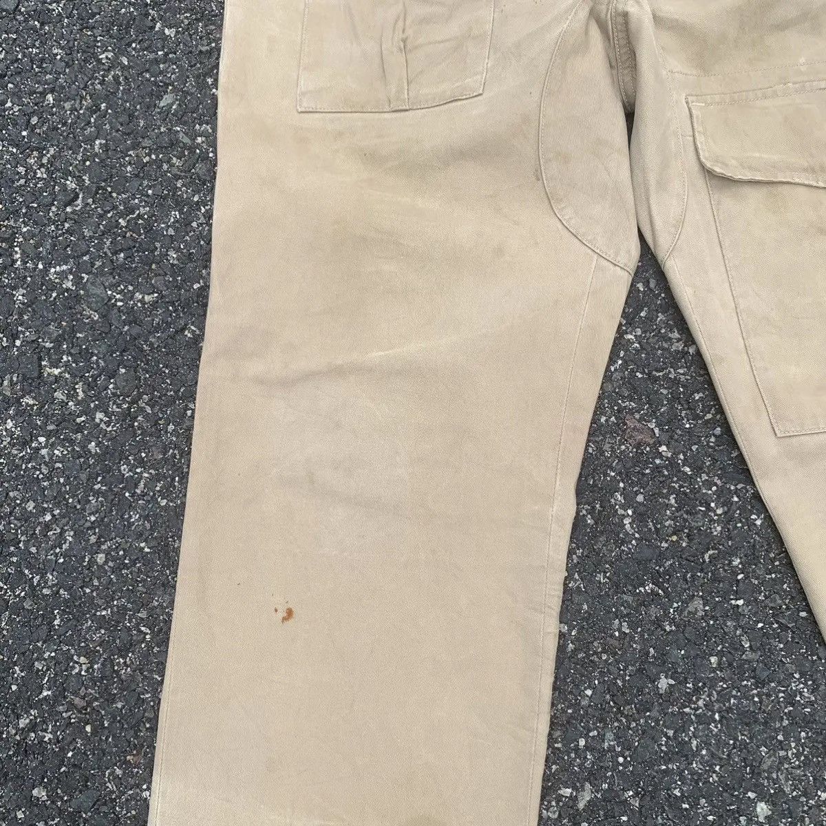 Polo Ralph Lauren RALPH LAUREN 36x33 Trousers Faded Distressed Pants Size US 36 / EU 52 - 6 Thumbnail