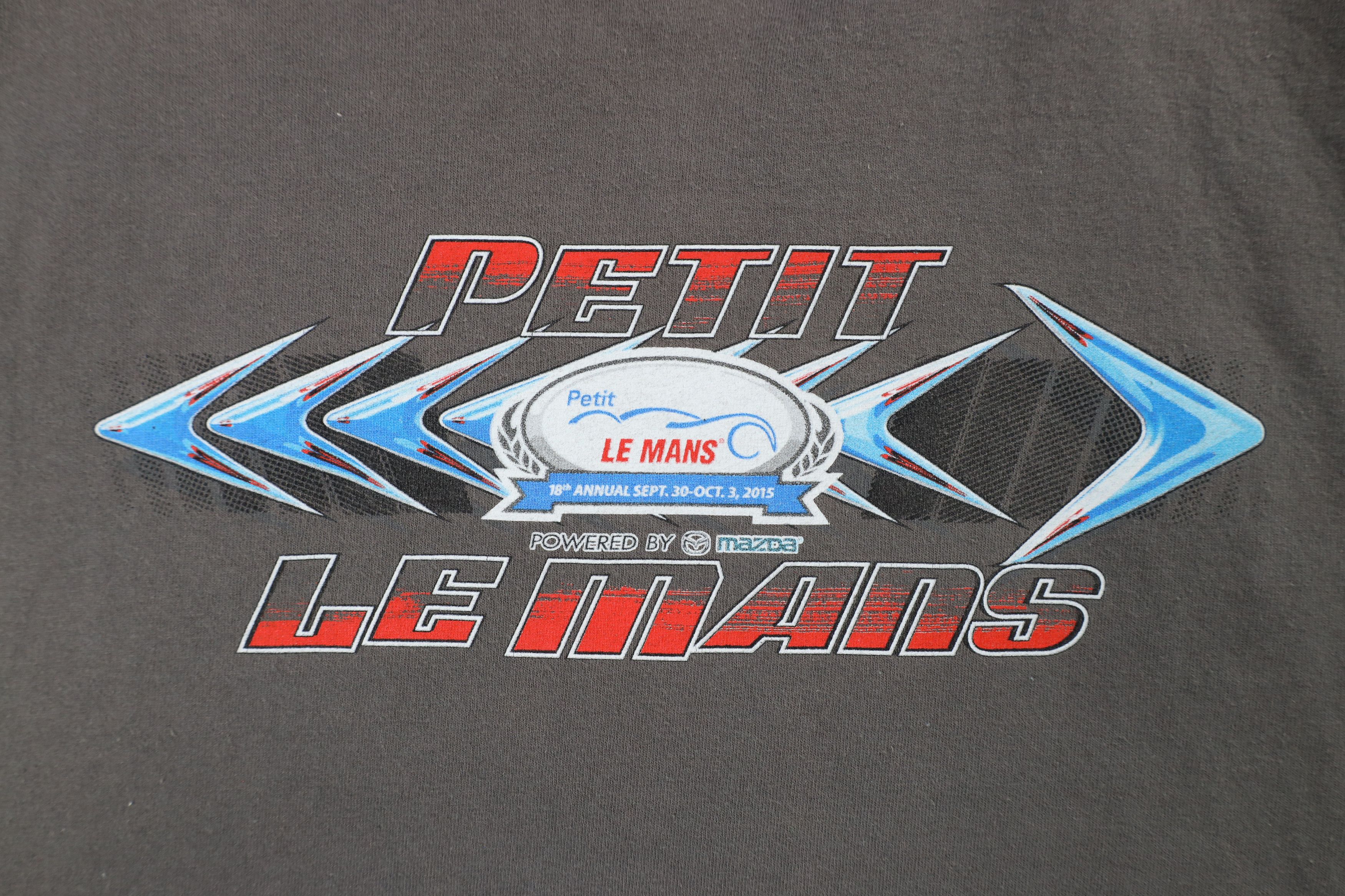Vintage Vintage 2015 Petit Le Mans Endurance Car Racing T-Shirt Gray Size US XXL / EU 58 / 5 - 4 Thumbnail