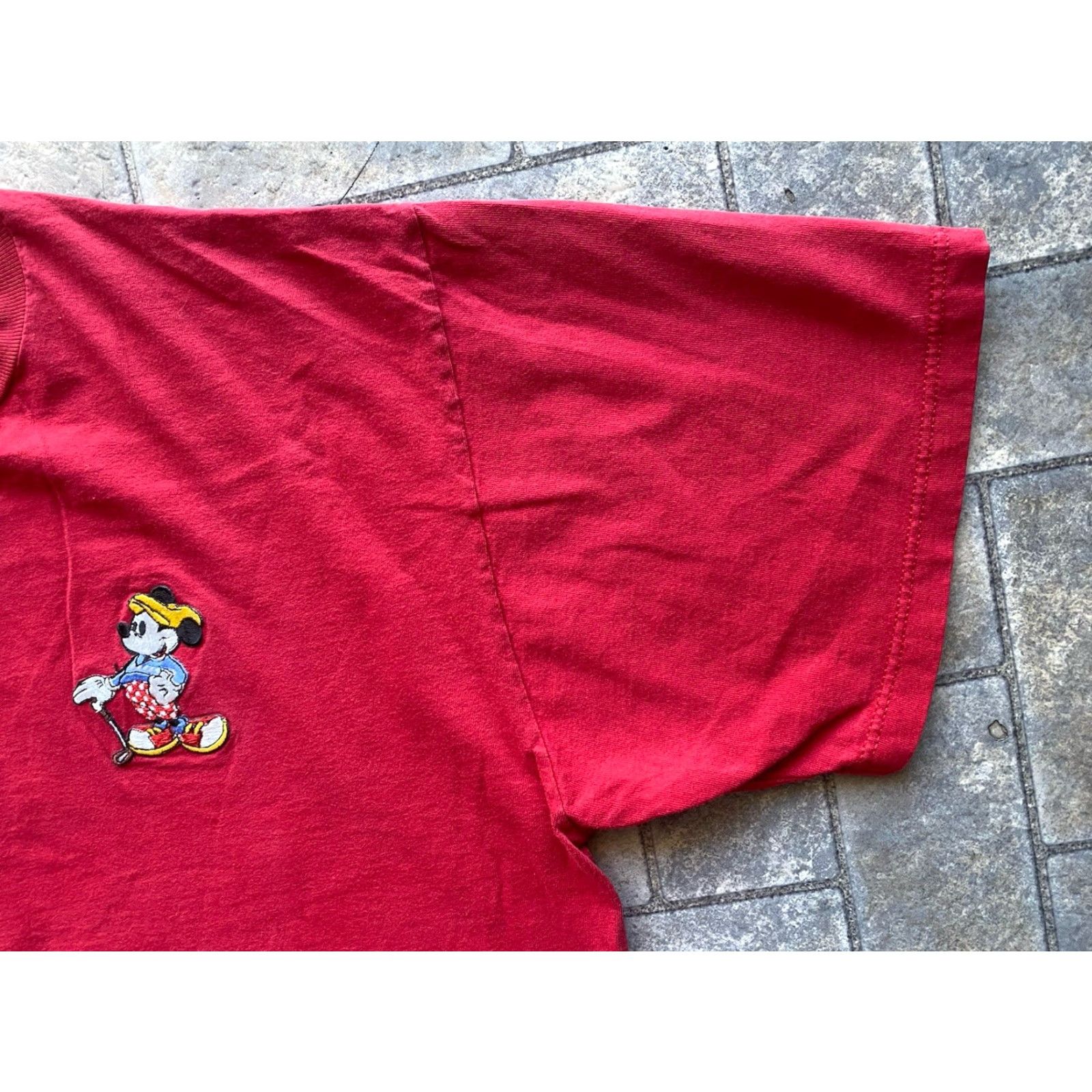 Velva Sheen VINTAGE Velva Sheen Disney T-Shirt Red Mens XL Short Sleeve Mickey Mouse 80s Cartoon Golfing Size US XL / EU 56 / 4 - 6 Thumbnail