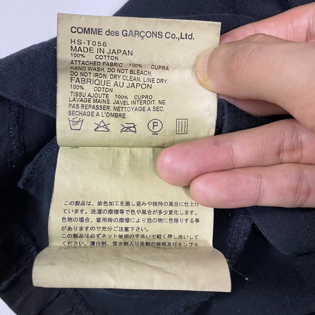 Comme des Garcons Homme AD2006 CDGH BLACK MINIMALIST TEE Size US S / EU 44-46 / 1 - 10 Thumbnail
