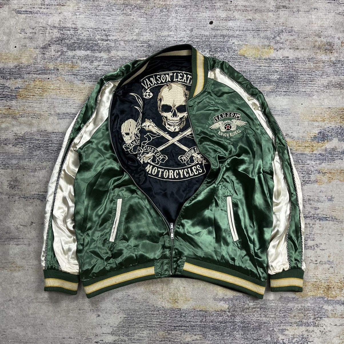Vanson Leathers Vanson reversible rayon souvenir sukajan jacket Size US XL / EU 56 / 4 - 1 Thumbnail