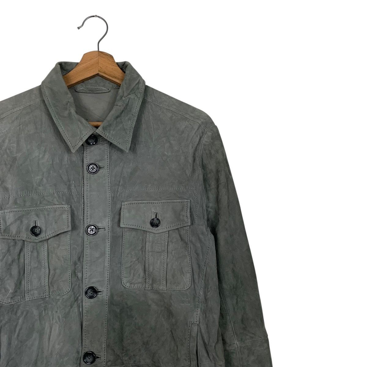 Hugo Boss Hugo Boss Suede Jacket Size US M / EU 48-50 / 2 - 5 Thumbnail