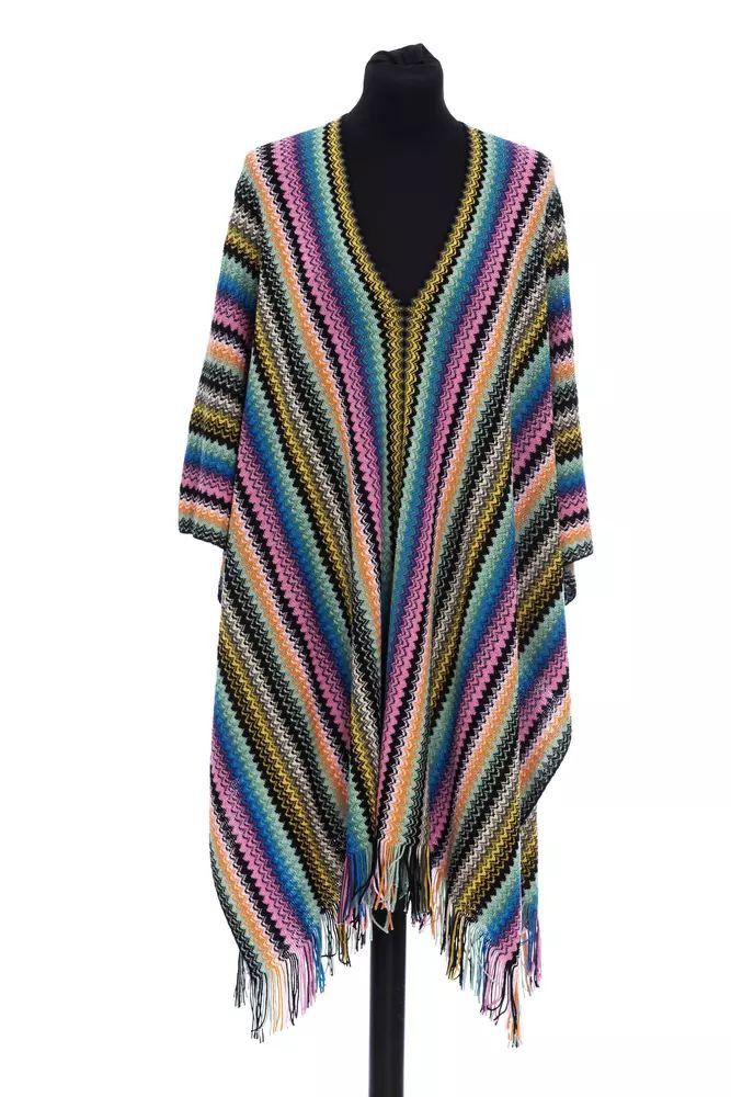 image of Missoni Multicolor Wool Women's Poncho