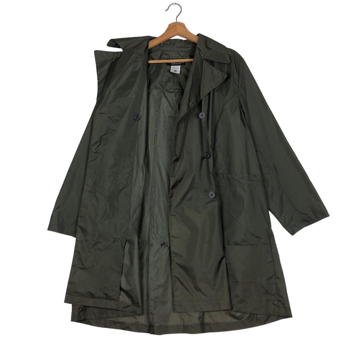 Issey Miyake 🔥Vtg Long Jacket Double Breast Macphee Tomorrowland Japan Size US S / EU 44-46 / 1 - 9 Thumbnail