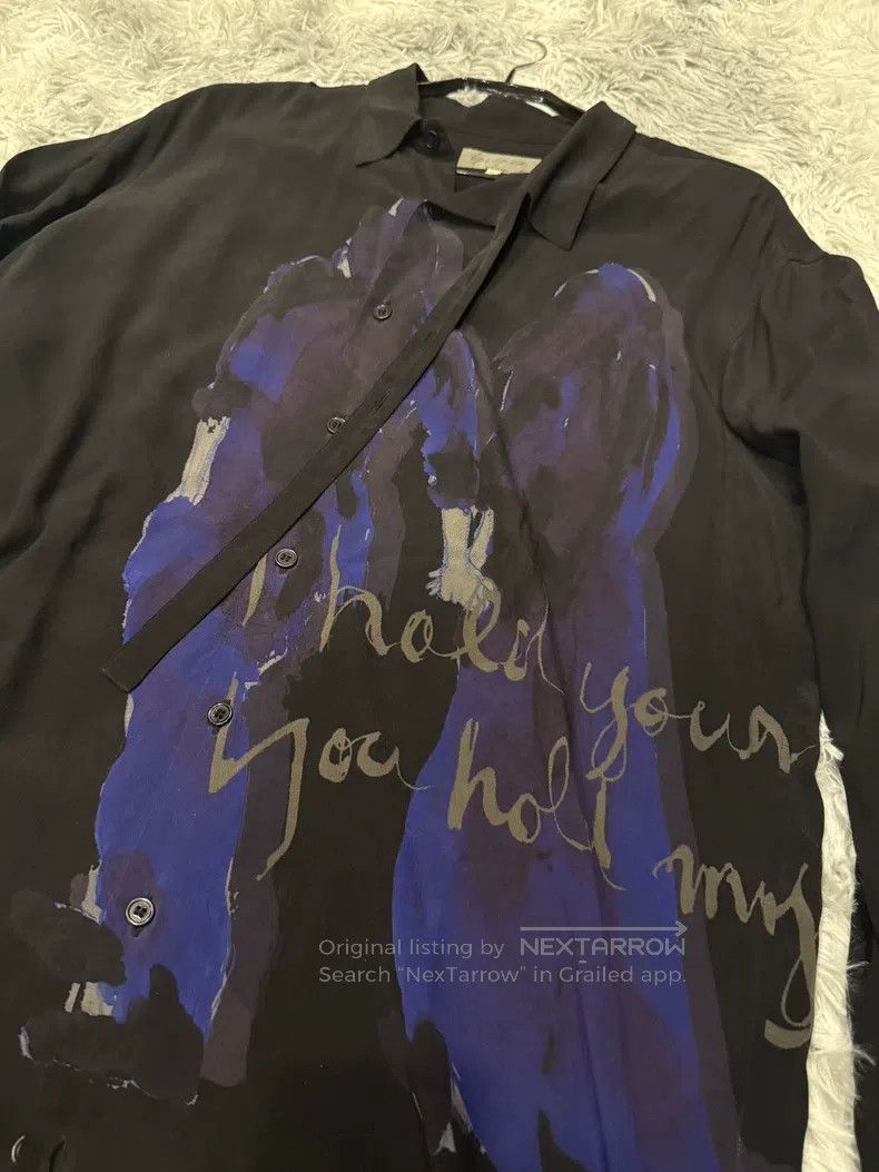Yohji Yamamoto Yohji Yamamoto 2020SS Show Hand in Hand Silk Shirt Size US L / EU 52-54 / 3 - 3 Thumbnail