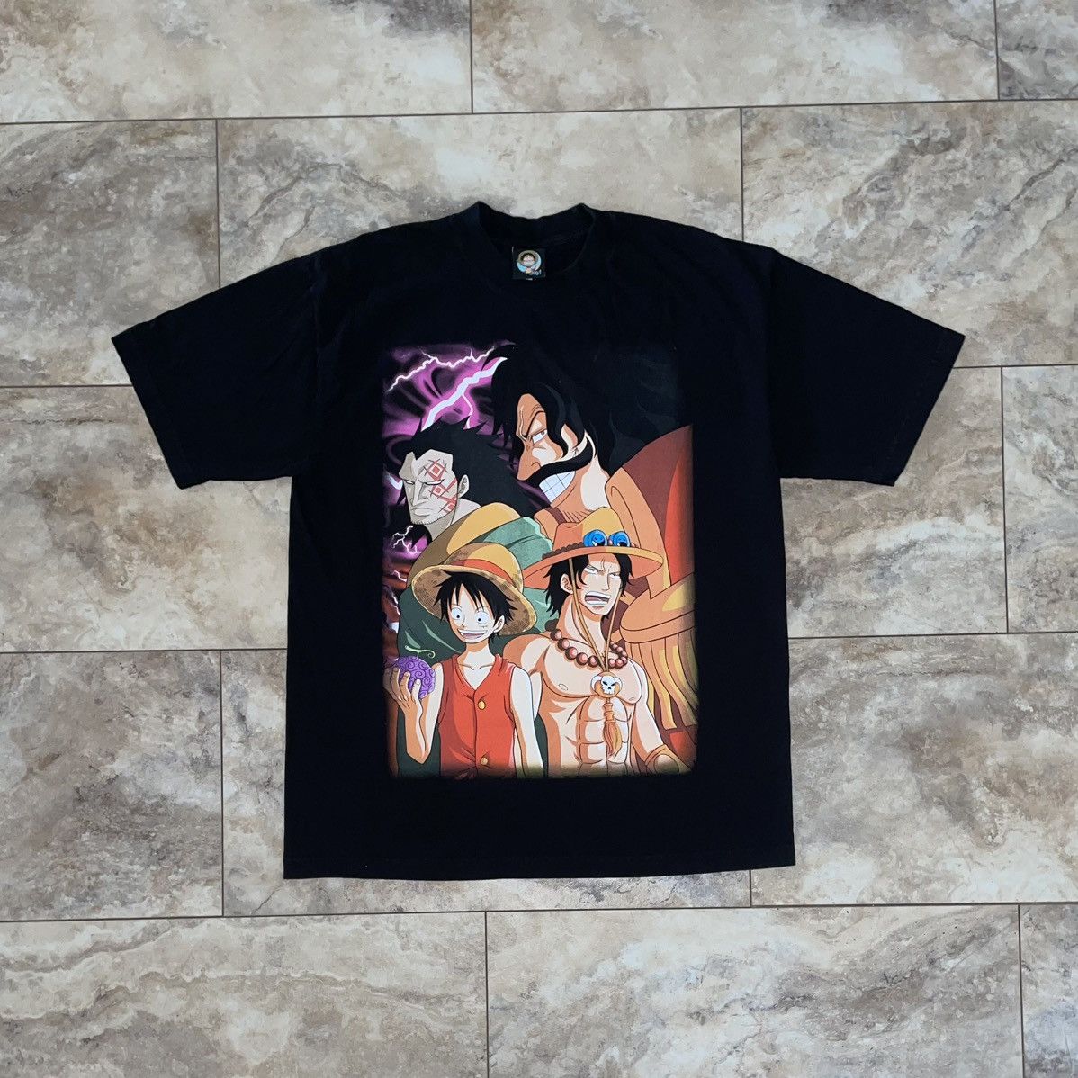 Bape × One Piece Bape x One Piece Luffy Ace Sabo Baby Milo Tee