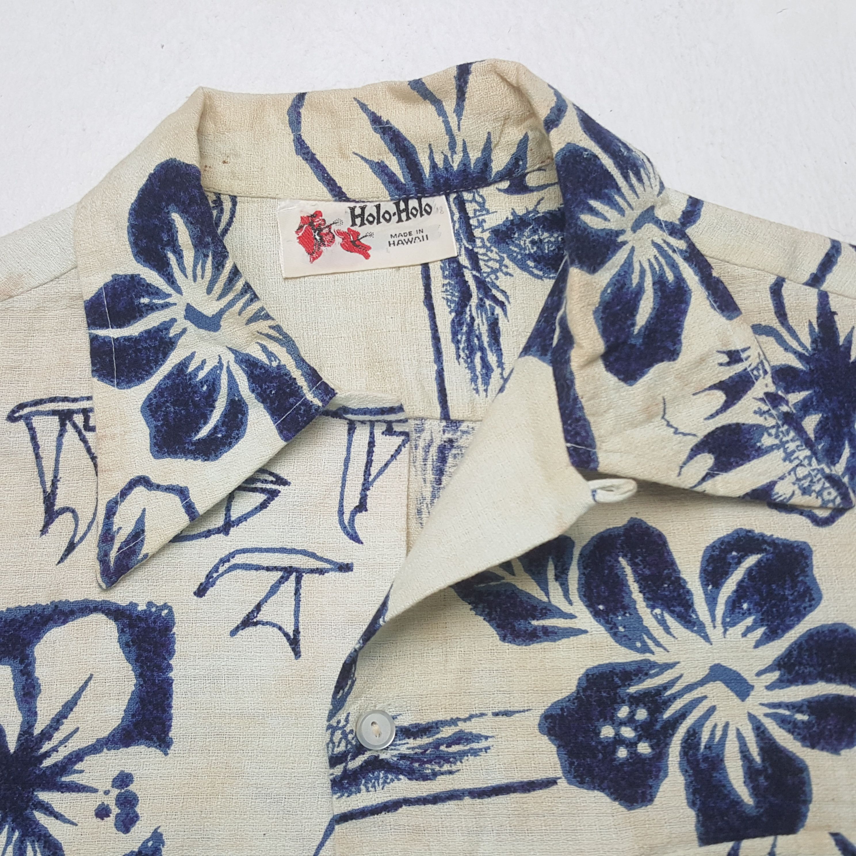 Other Vintage Holo-Holo Hawaii Button Up Shirt Size US L / EU 52-54 / 3 - 5 Thumbnail