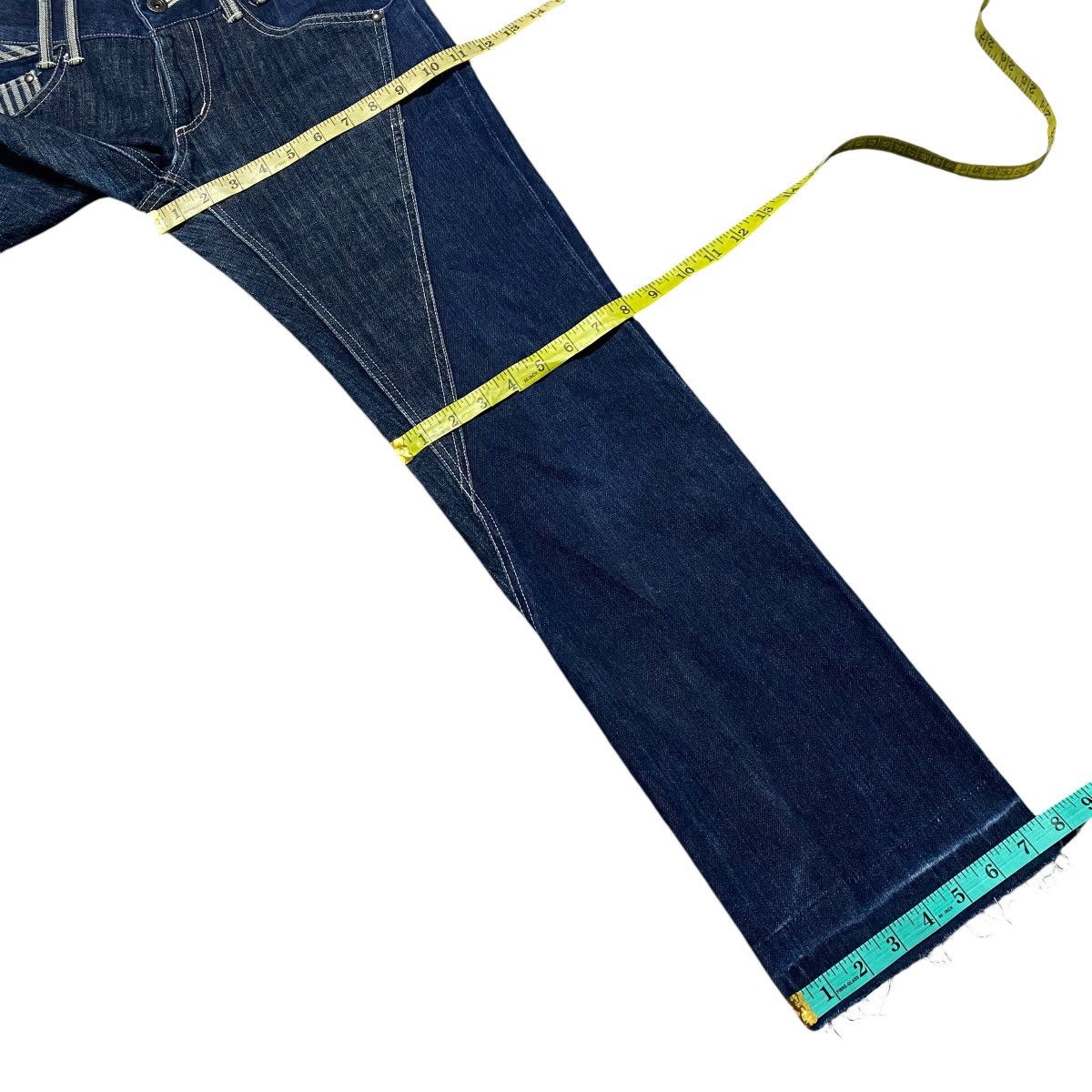 Japanese Brand Tetei Kessler Denim Hybrid Jeans Size US 30 / EU 46 - 17 Thumbnail
