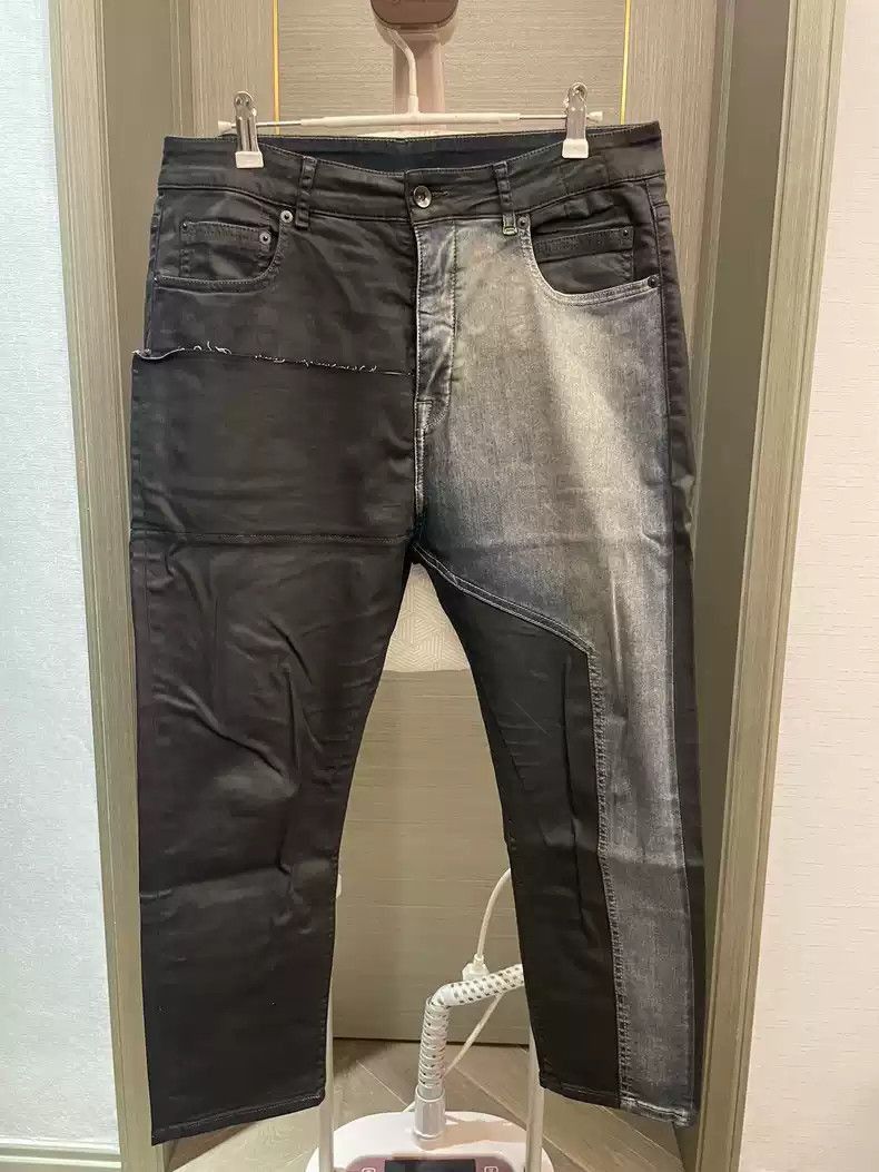 Rick Owens × Rick Owens Drkshdw FW09 “Crust” Coated Denim | Grailed