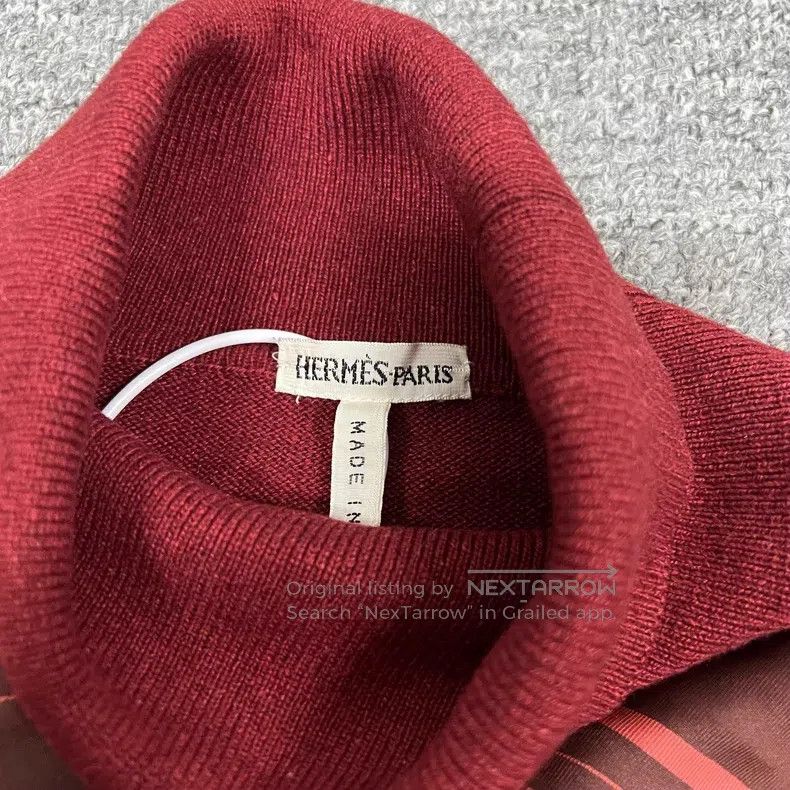 Hermes Hermes Margiela era horse-drawn carriage silk and cashmere Size M / US 6-8 / IT 42-44 - 5 Thumbnail