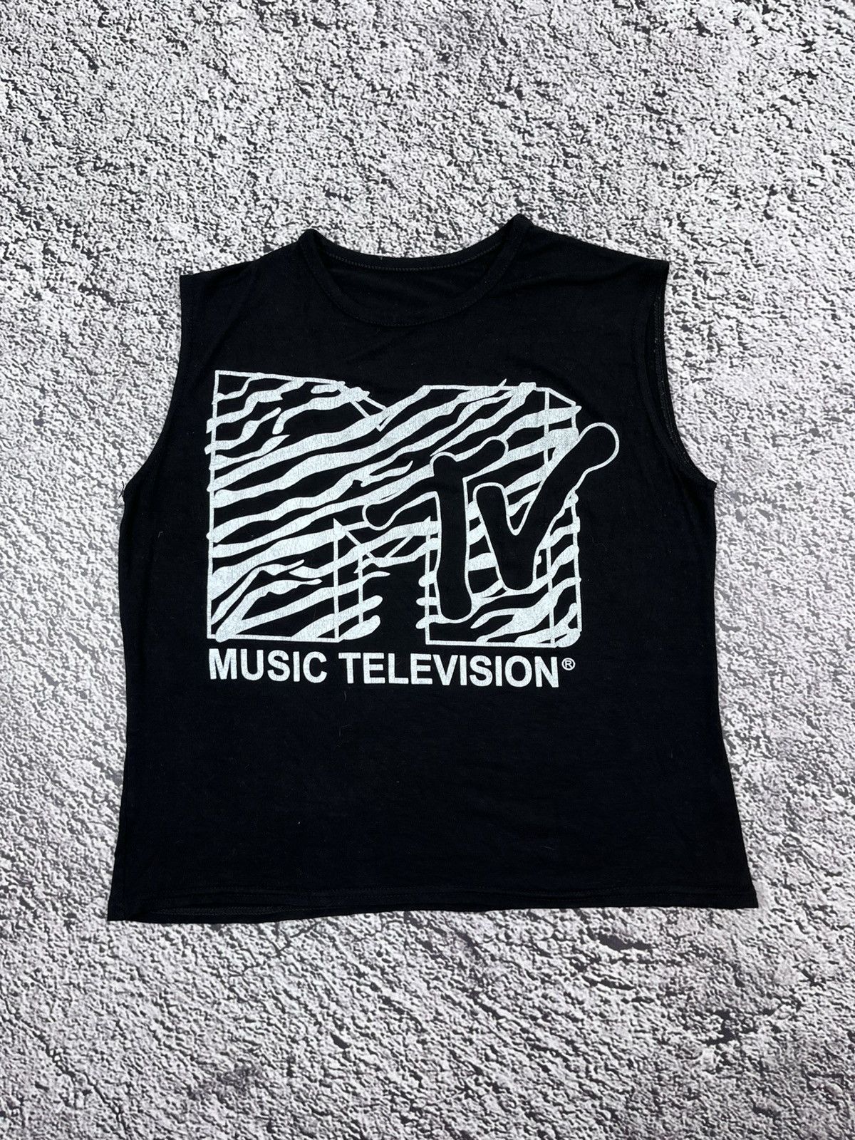 Mtv Vintage MTV Logo Polyester Tank Top Big Logo Size M / US 6-8 / IT 42-44 - 1 Thumbnail