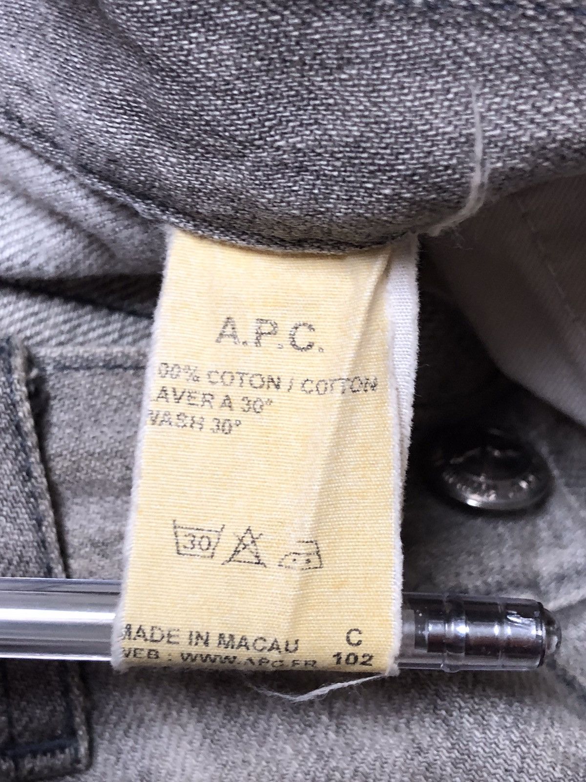 A.P.C. APC Bleach Style Jeans Size US 29 - 13 Thumbnail