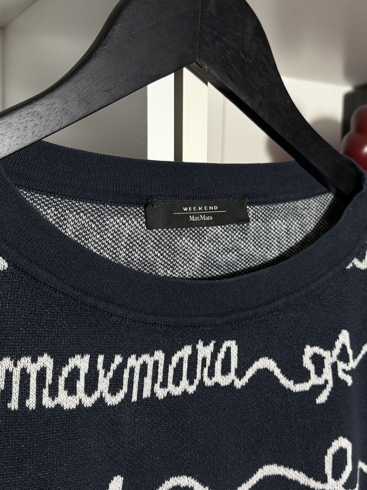 Max Mara Rare Over Print Weekend Max Mara Crop Top Sweatshirt Size S / US 4 / IT 40 - 3 Thumbnail