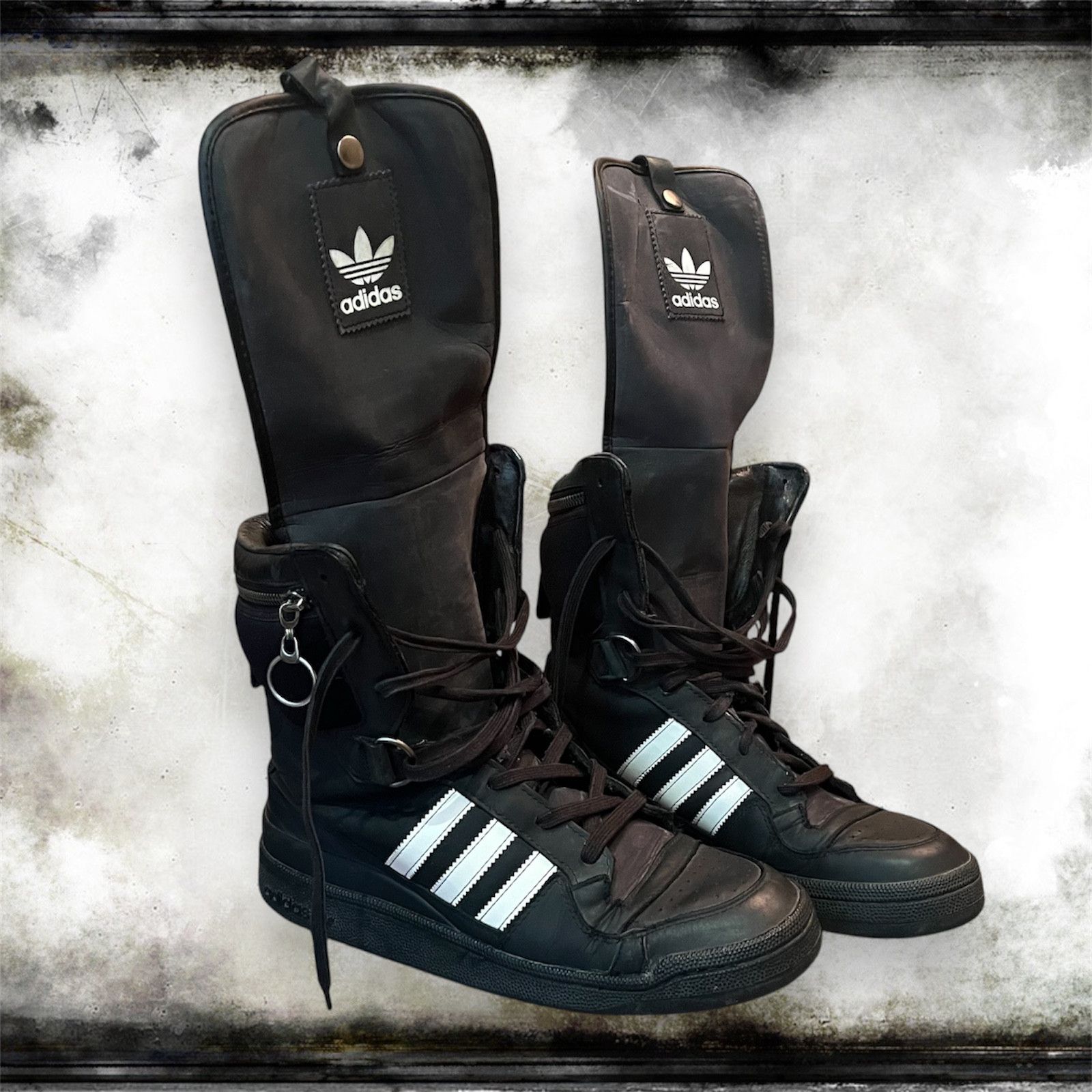 Jeremy Scott Adidas x Jeremy Scott JS Tall Boy Black Size 9 VERY RARE |  Grailed