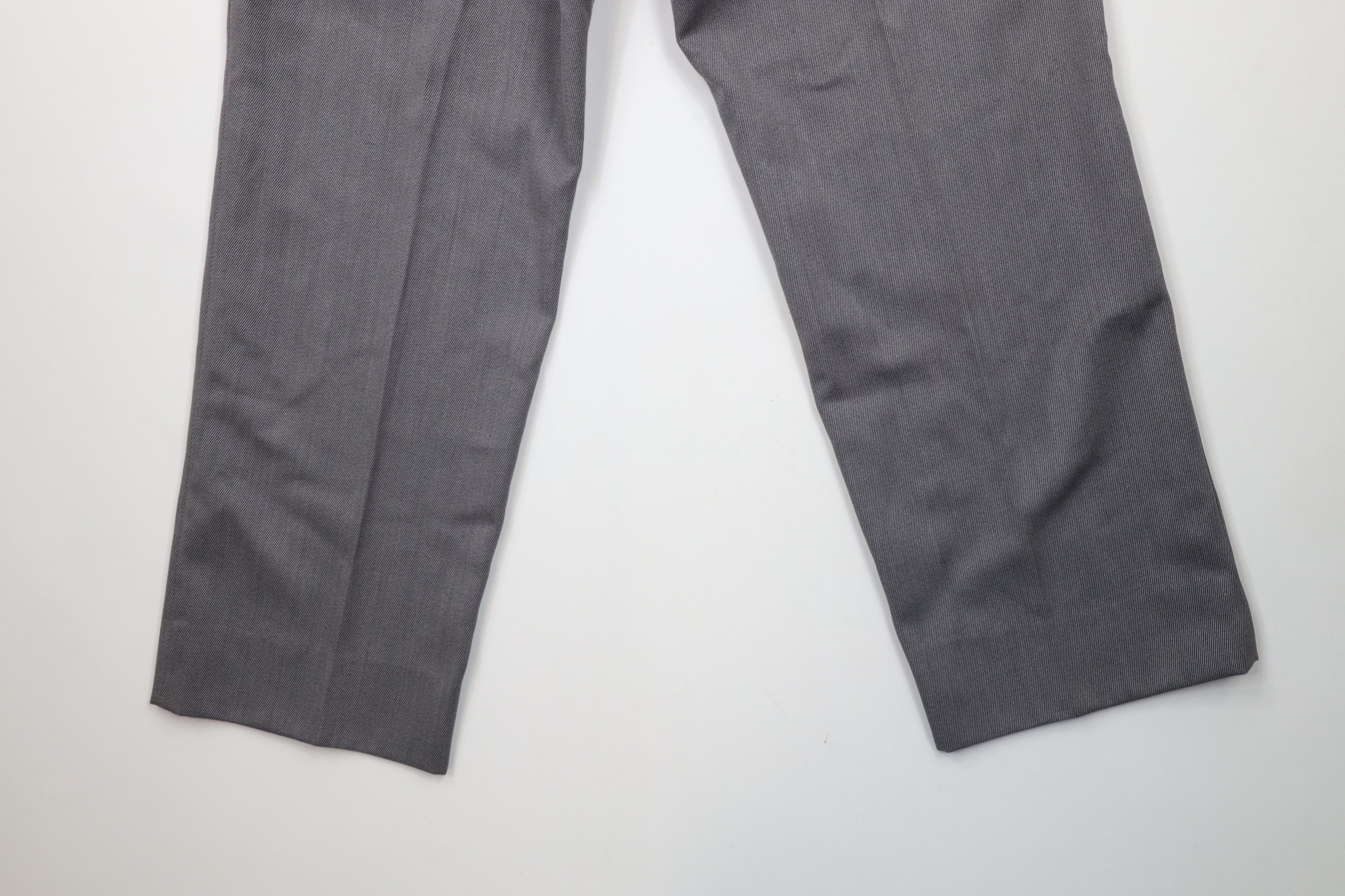 Vintage Vintage 70s Streetwear Whipcord Wide Leg Chino Pants Gray Size US 34 / EU 50 - 11 Thumbnail