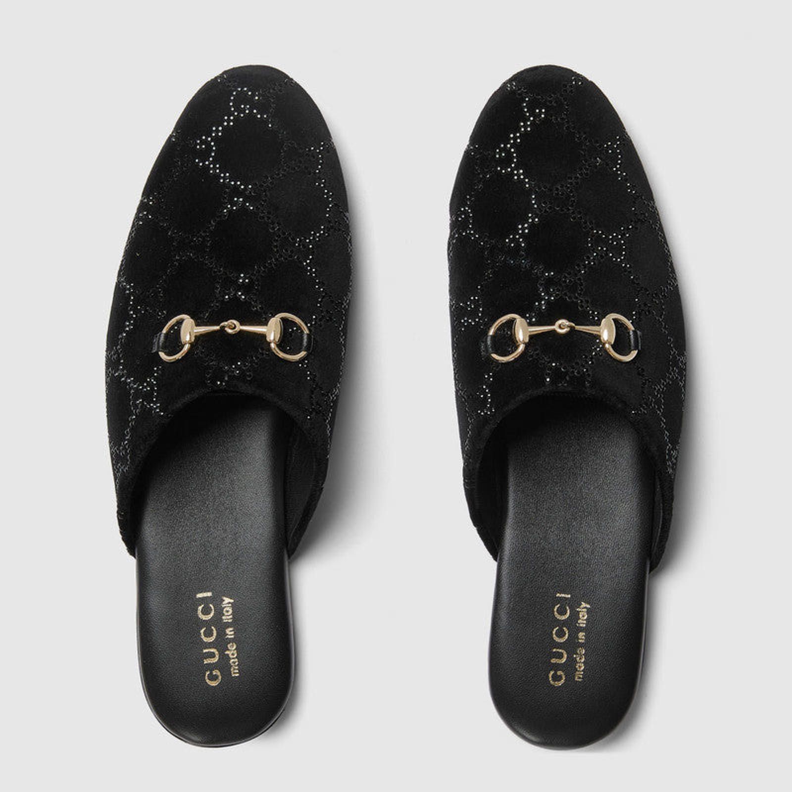 Gucci Gucci Horsebit GG Crystal Mules Size US 7.5 / IT 37.5 - 3 Thumbnail