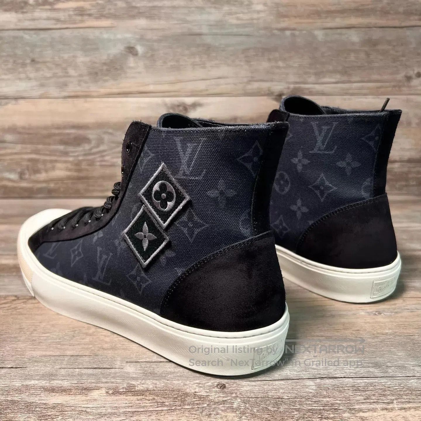 Louis Vuitton Black High. Size US 9 / EU 42 - 3 Thumbnail
