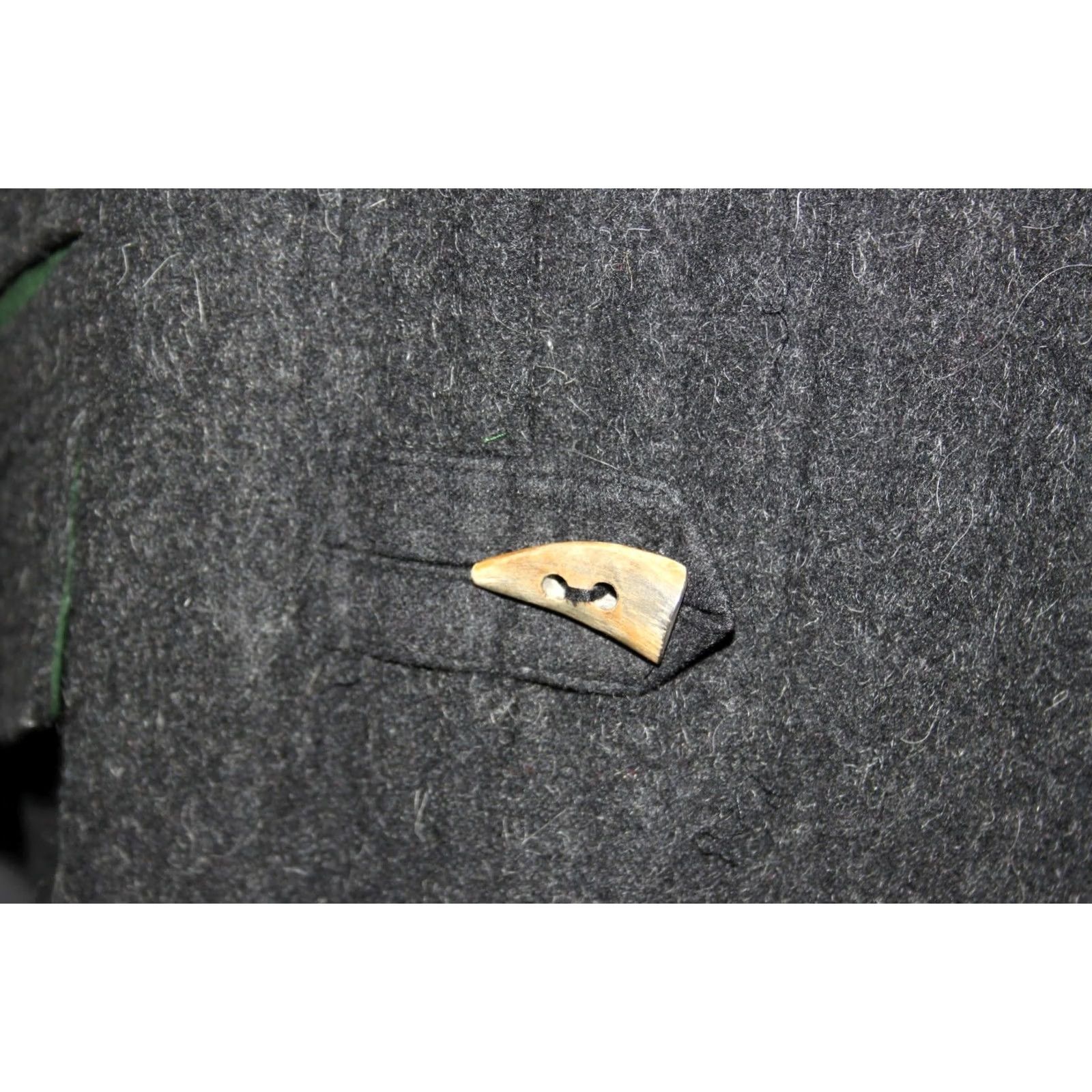 Vintage Steinbock wool coat jacket Size GB 18 Austria Grey Womens Size XXL / US 16-18 / IT 52-54 - 4 Thumbnail