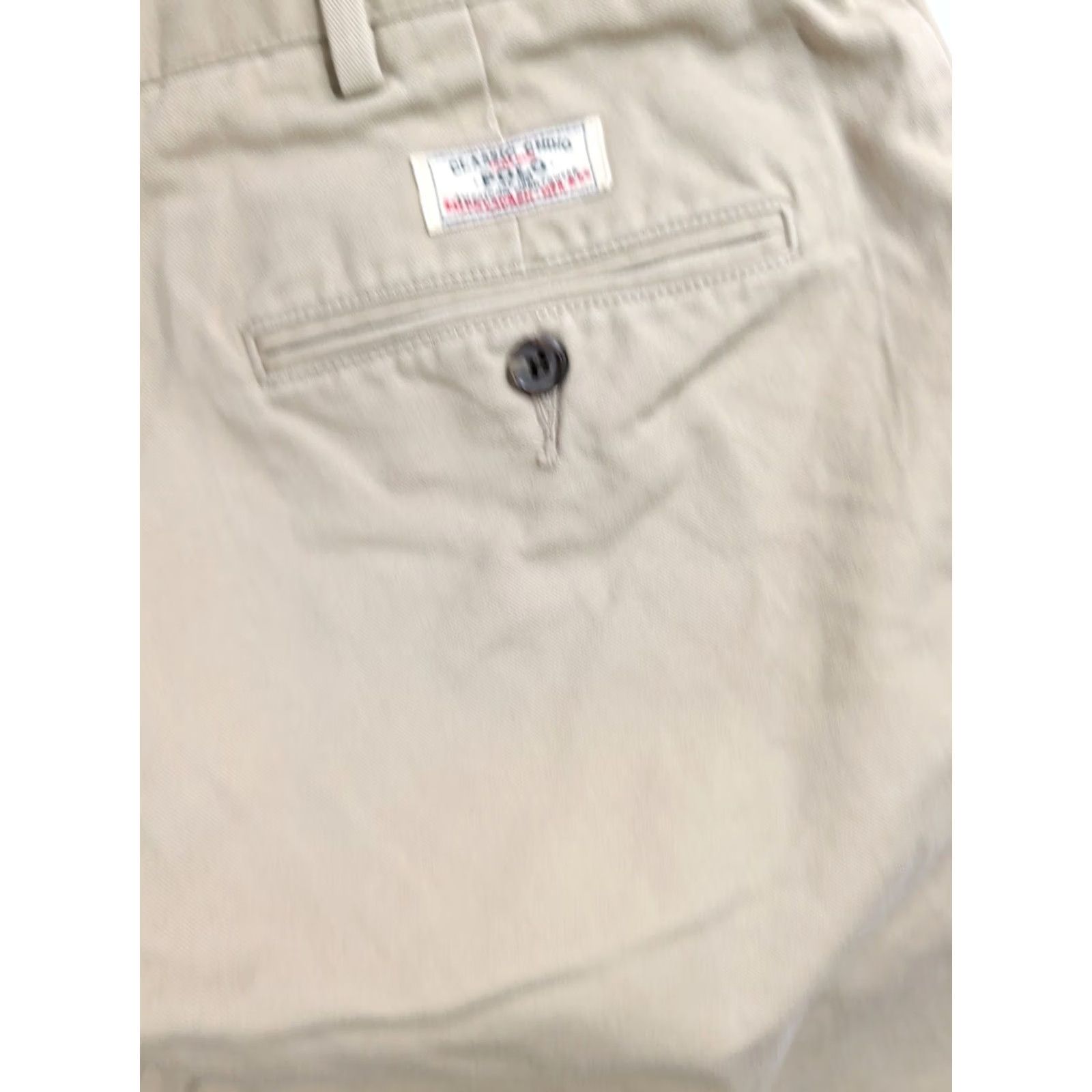 Polo Ralph Lauren Polo Ralph Lauren Classic Chino Pants Mens 34x30 Beige Preppy 5 Pocket Size US S / EU 44-46 / 1 - 7 Thumbnail