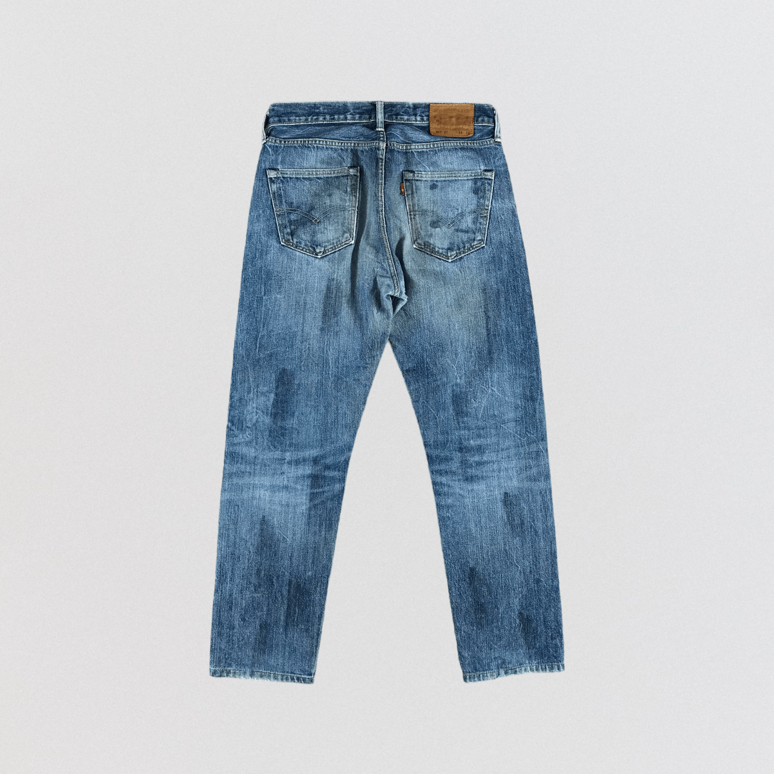 Levi's Vintage Blue Wash Levis 501 Jeans-JM2767 Size US 31 - 2 Thumbnail