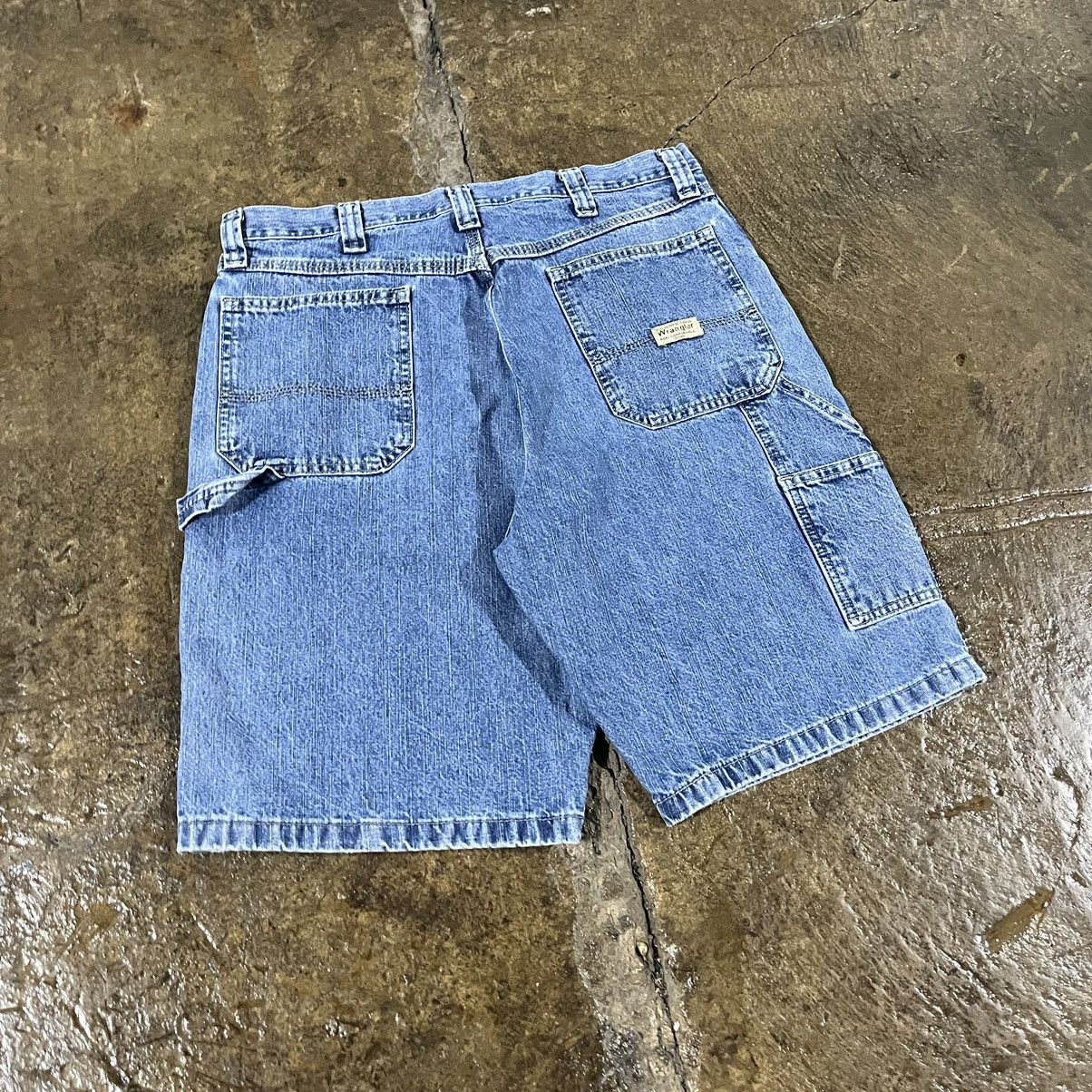 Carhartt × Vintage × Wrangler Crazy Carhartt Style Wrangler Carpenter Jorts Skater Shorts Size US 34 / EU 50 - 3 Thumbnail