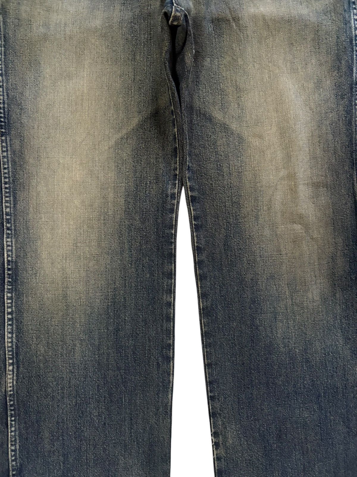 Wrangler Vintage Japanese Wrangler Mud Wash Distressed Baggy Jeans Size US 33 - 5 Thumbnail